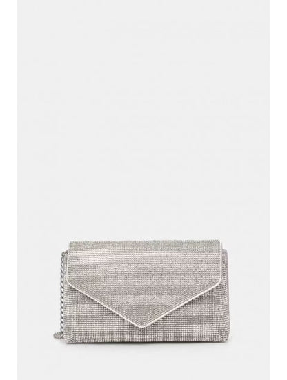 Silver color clutch bag U2