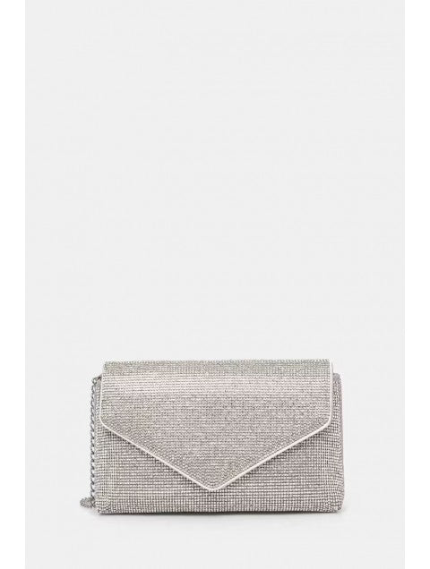 Silver color clutch bag U2