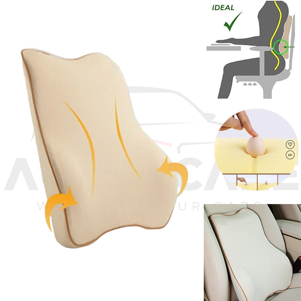 Lumbar Pillow - Patented Ergonomic Multi-Region Firm Back Support
