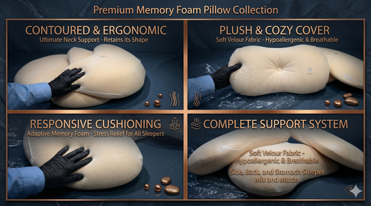 Pack of 03 Imported Authentic Memory foam Pillow P0213