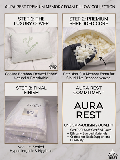 Pack of 02 Imported Authentic Memory foam Pillow P0223