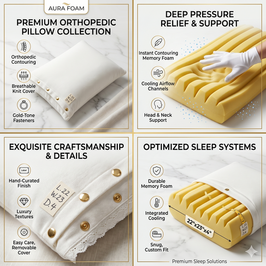 Imported Authentic Memory foam Pillow P0222