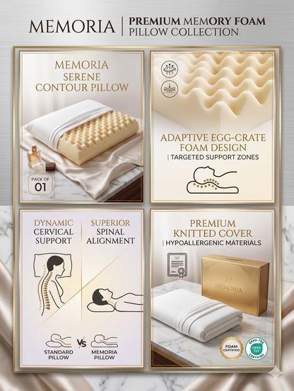 Imported Authentic Memory foam Pillow P0237