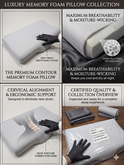 Imported Authentic Memory foam Pillow P0244