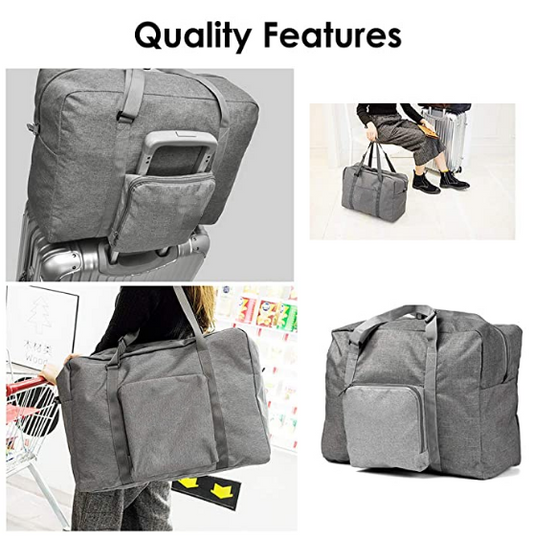 Grey color foldable bag U25