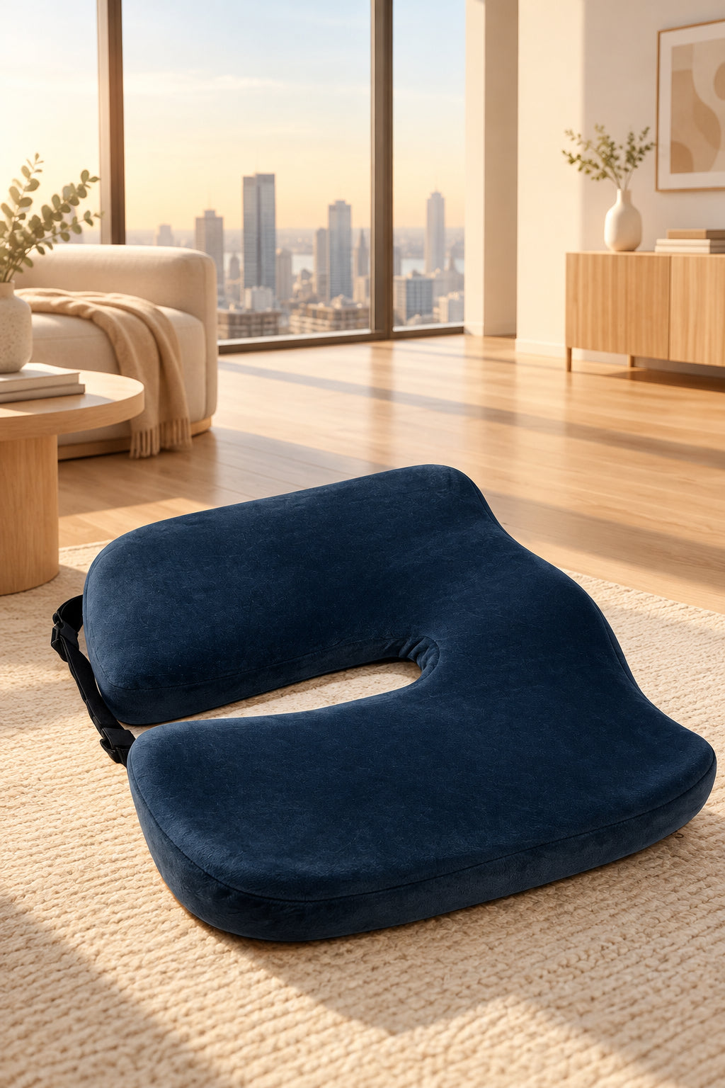 Chair Cushion - Ergonomic Seat for Orthopedic Coccyx, Hip & Back Support