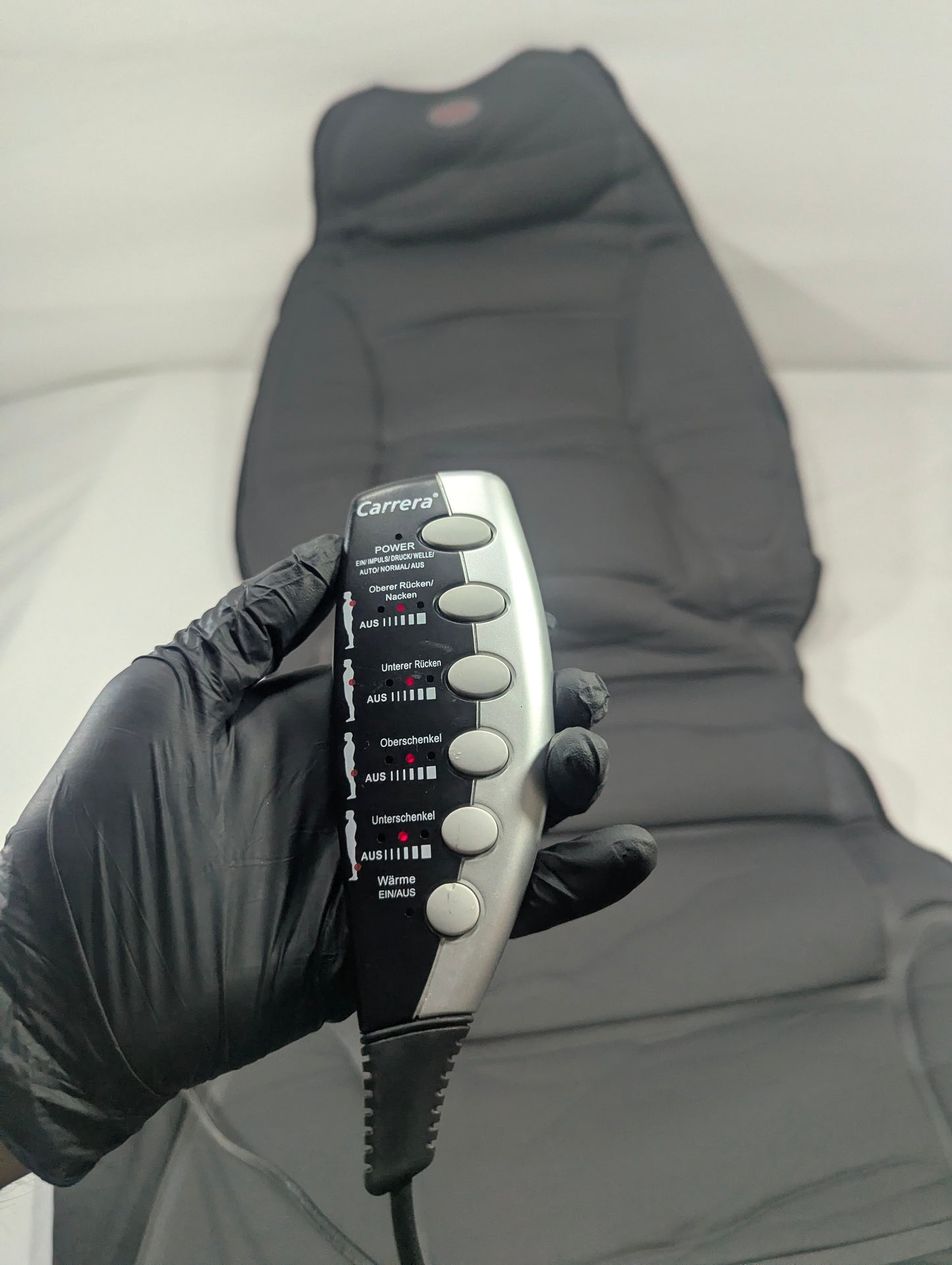 Full body massager with heating pad also inflatable