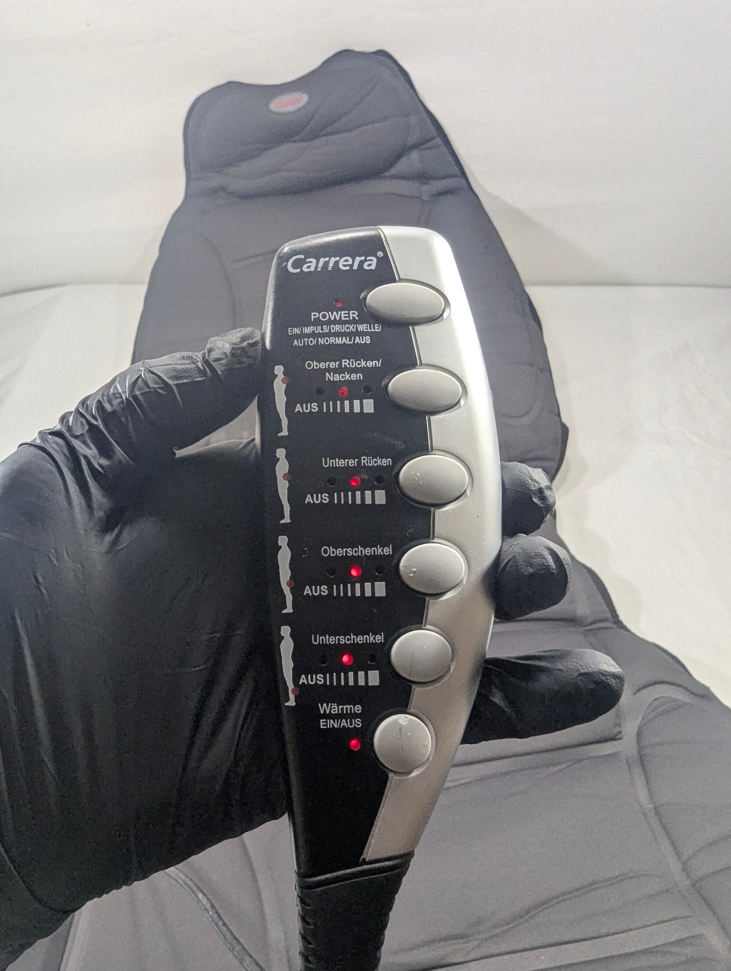 Full body massager with heating pad also inflatable