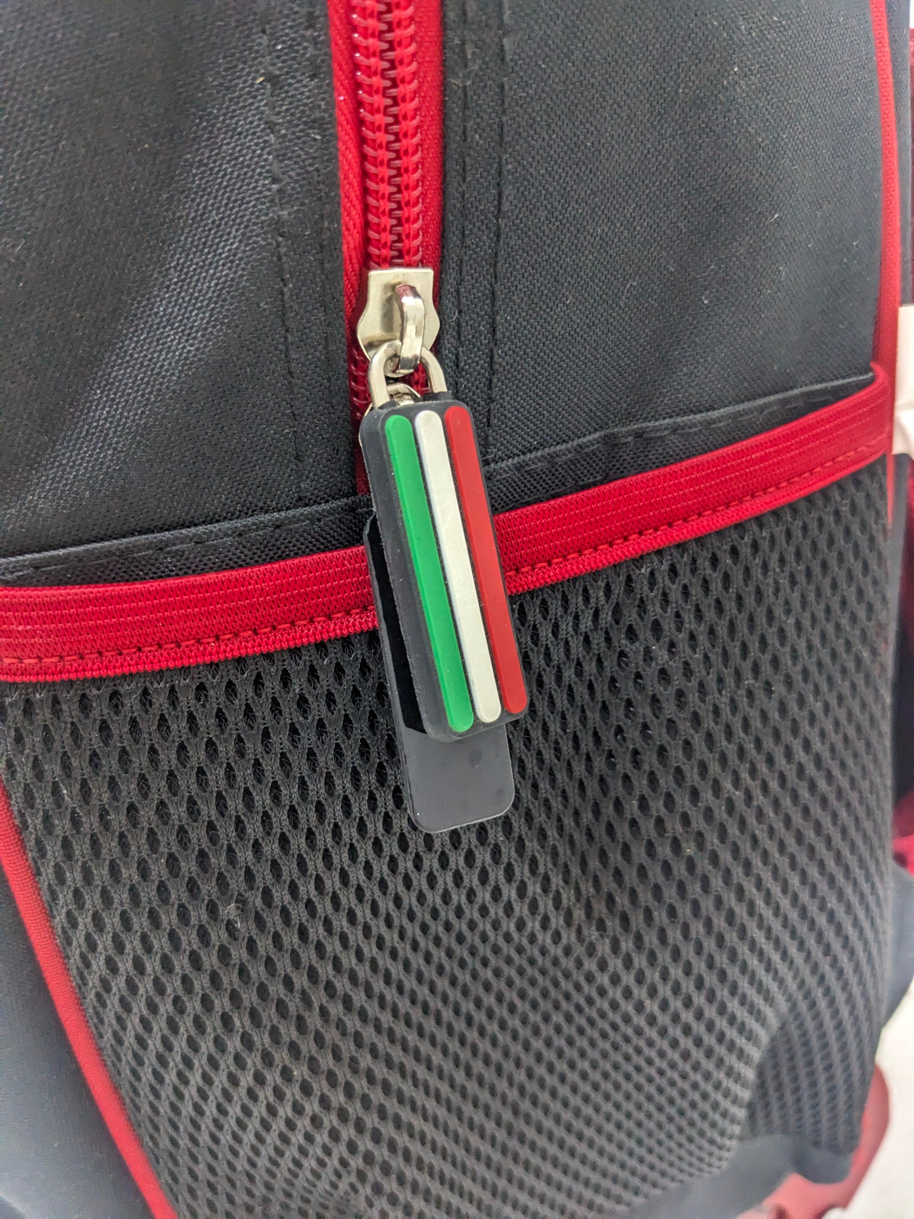 Ferrari pattern trolley bag, backpack