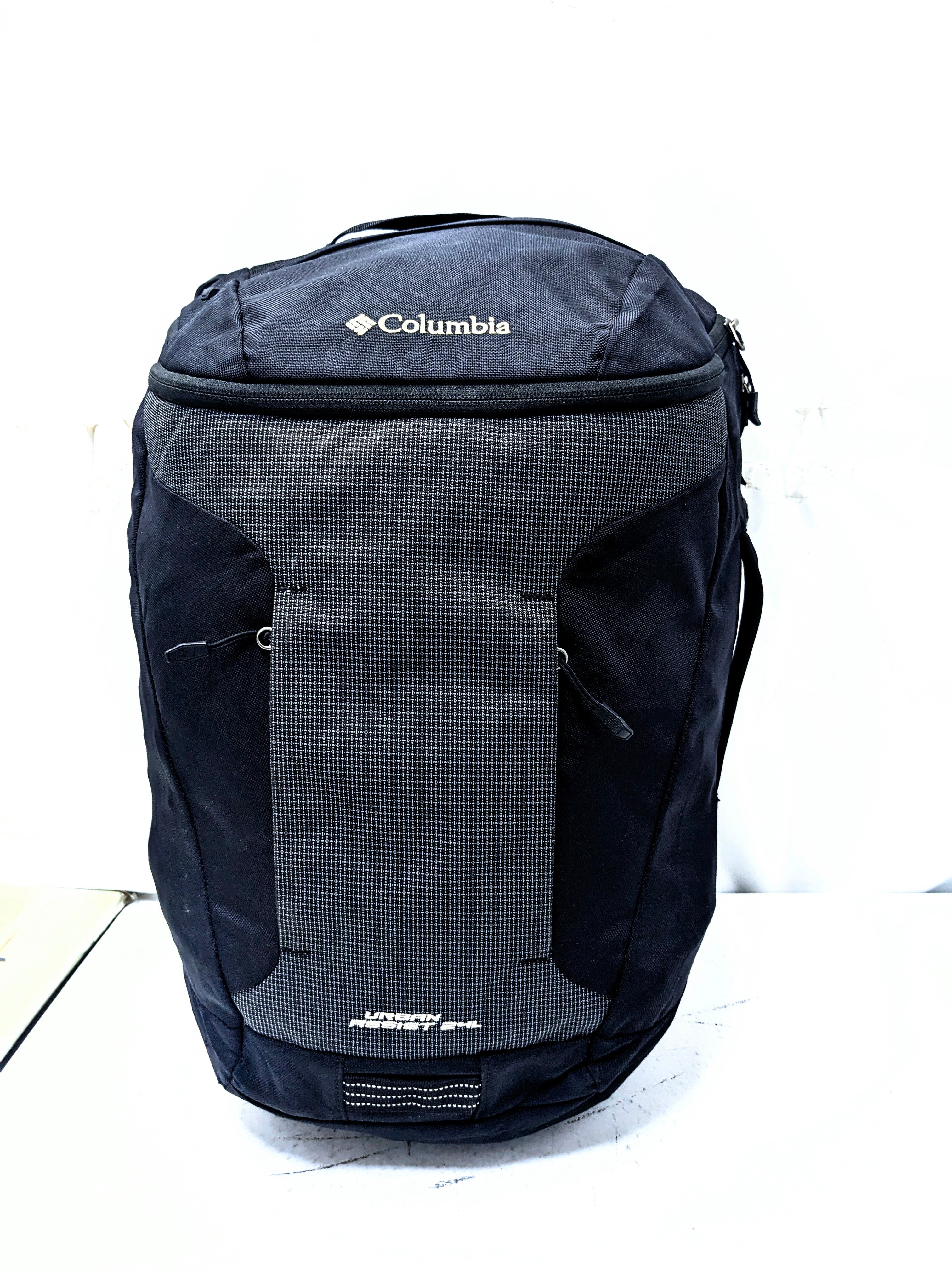 Columbia branded backpack with double handle to carry out