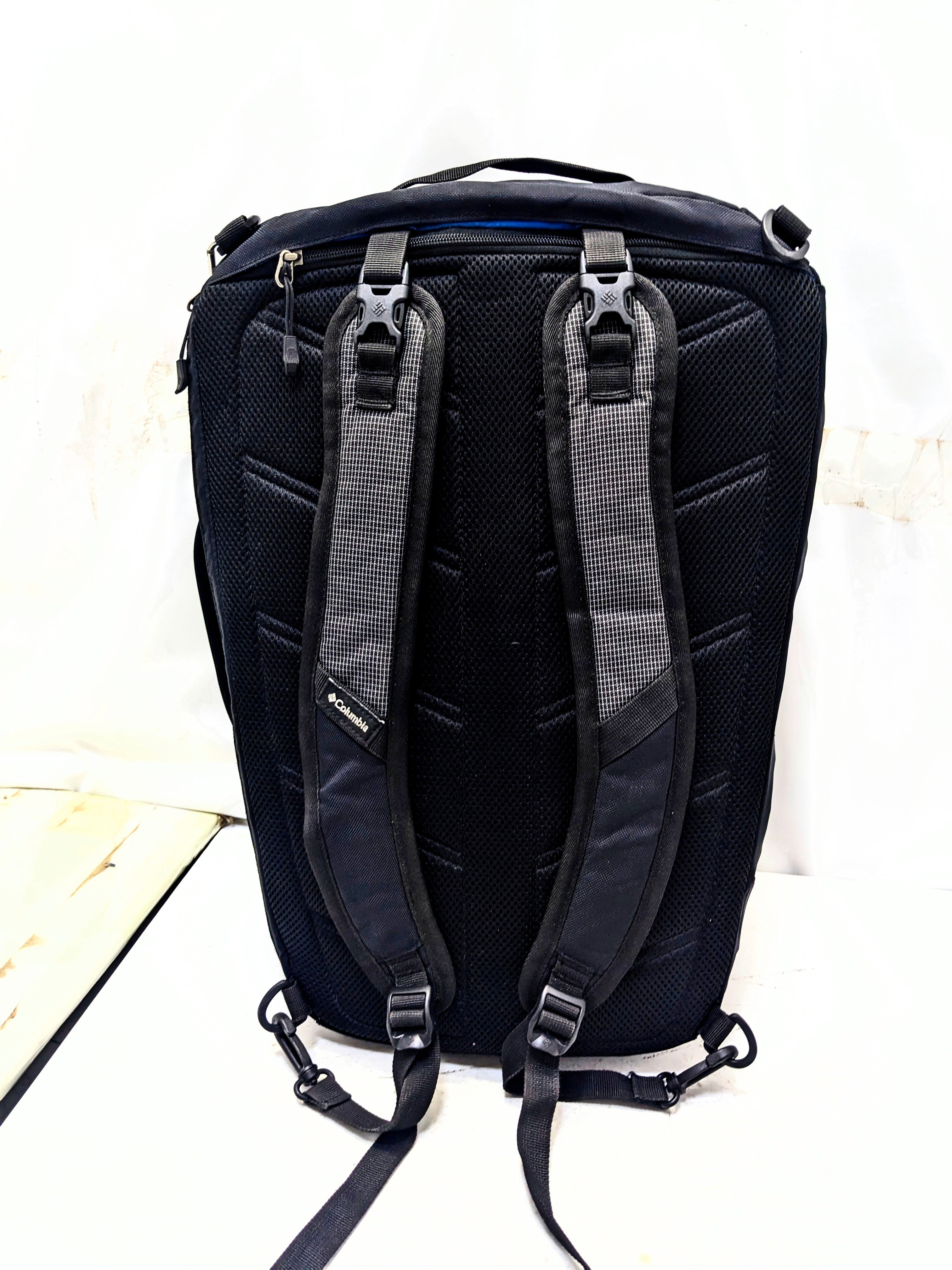 Columbia branded backpack with double handle to carry out