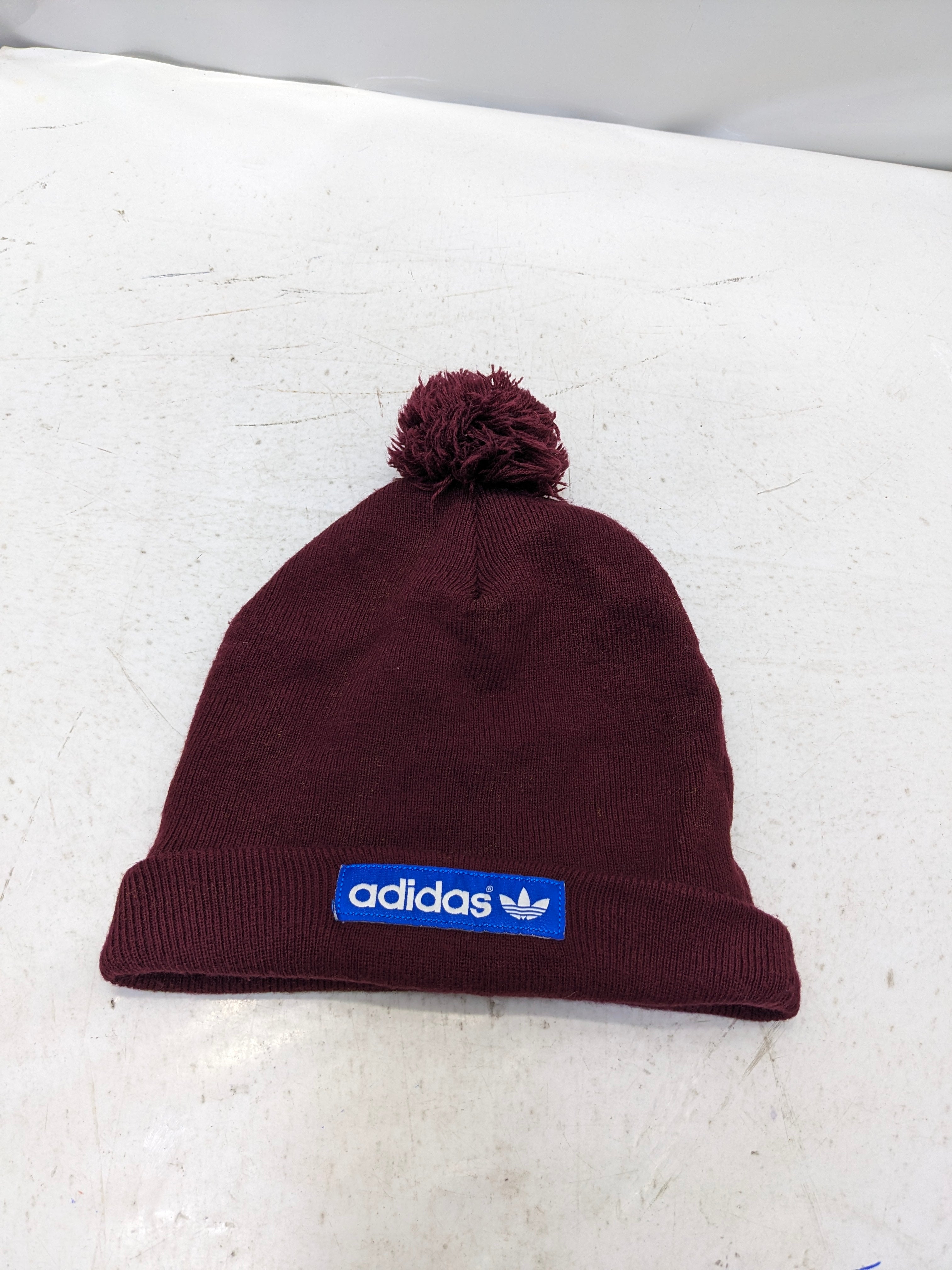 Adidas brand Preloved winter Knit Cap, Beanie cap, Wool cap