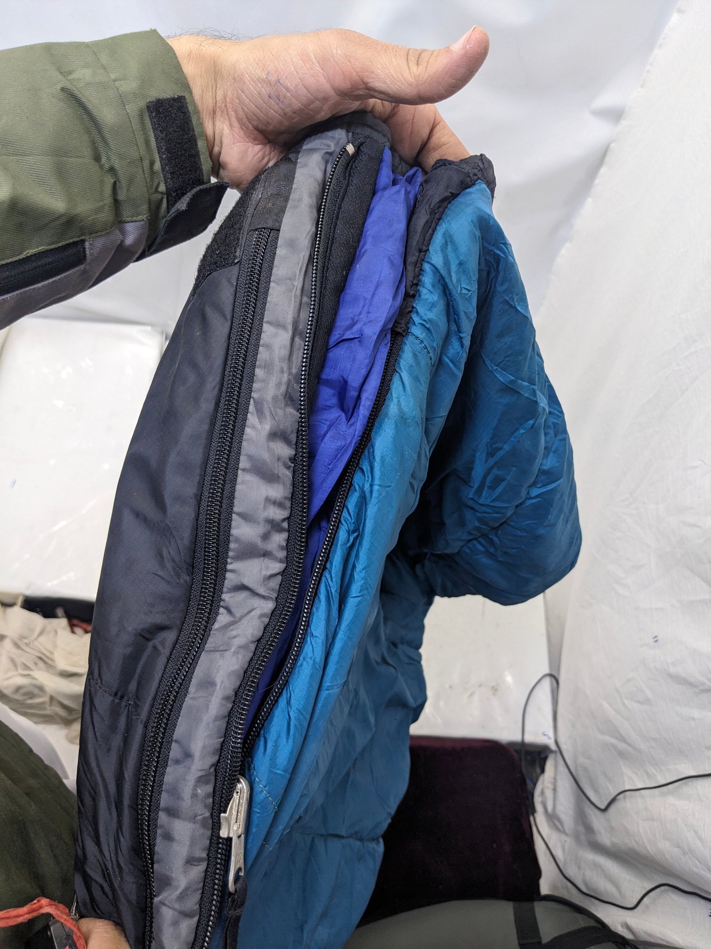 Double zip UK lot sleeping bag sb241