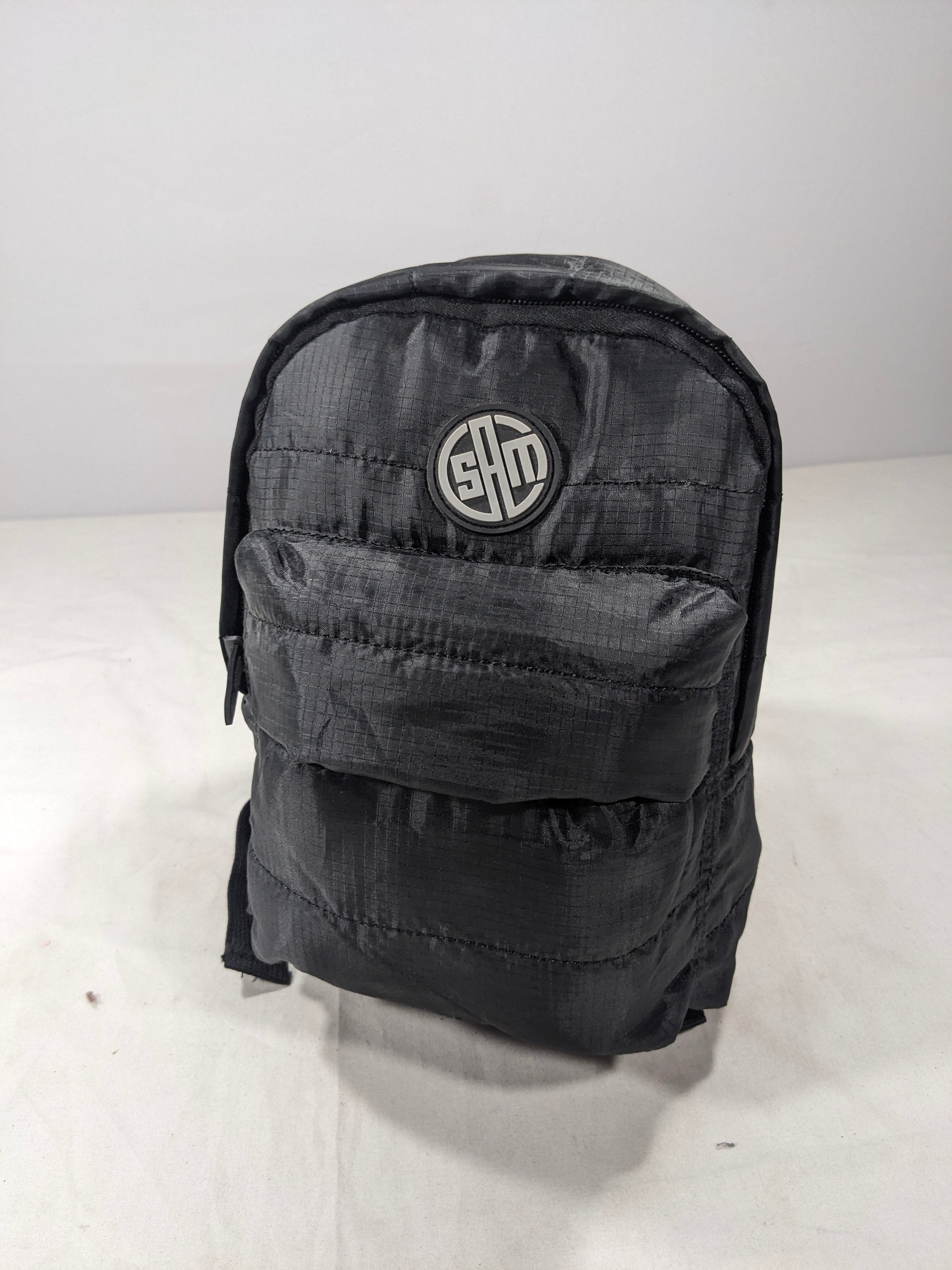 Mini black color backpack for accessories