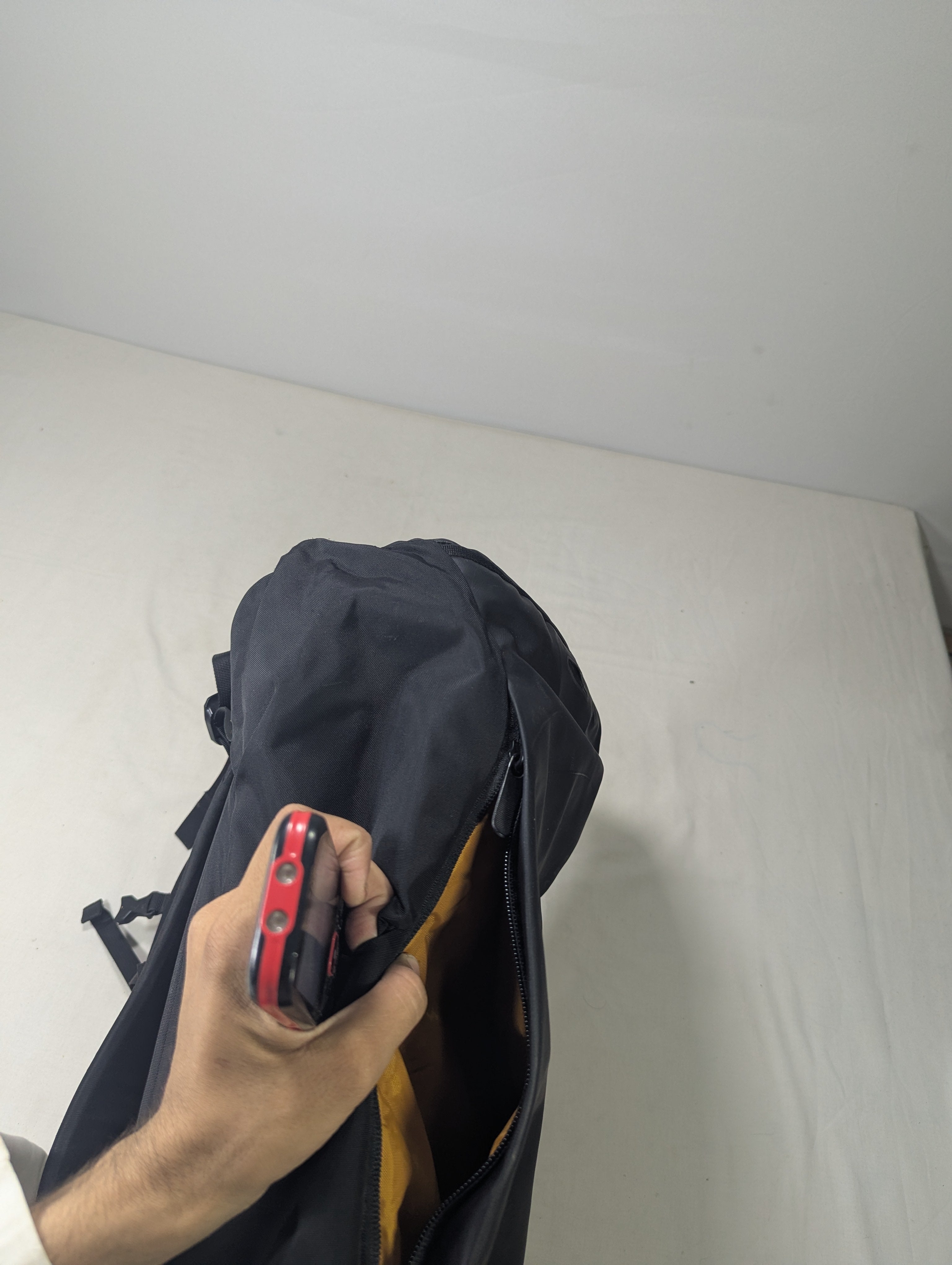 100% authentic north face slim stylish backpack Ab3