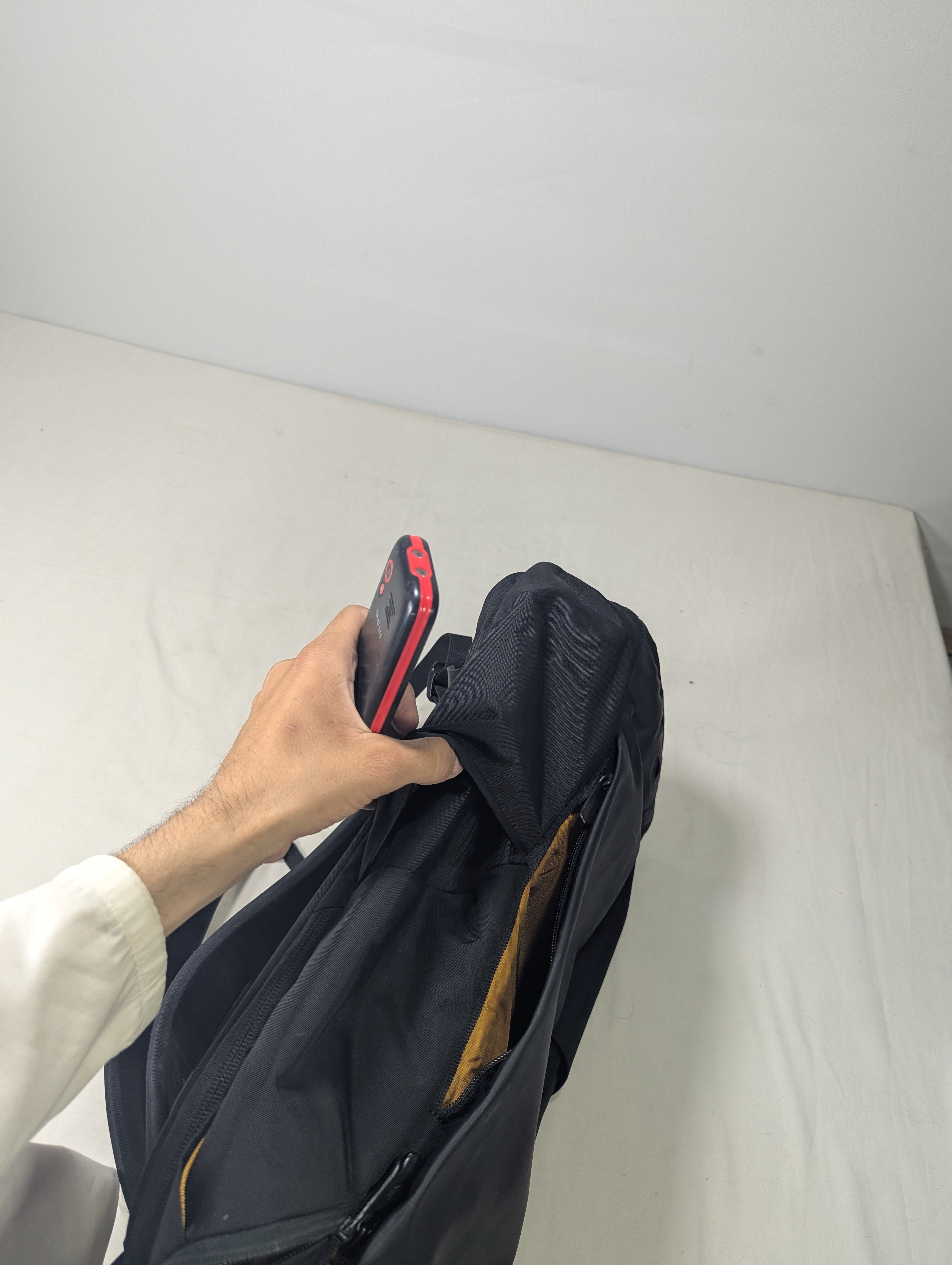 100% authentic north face slim stylish backpack Ab3