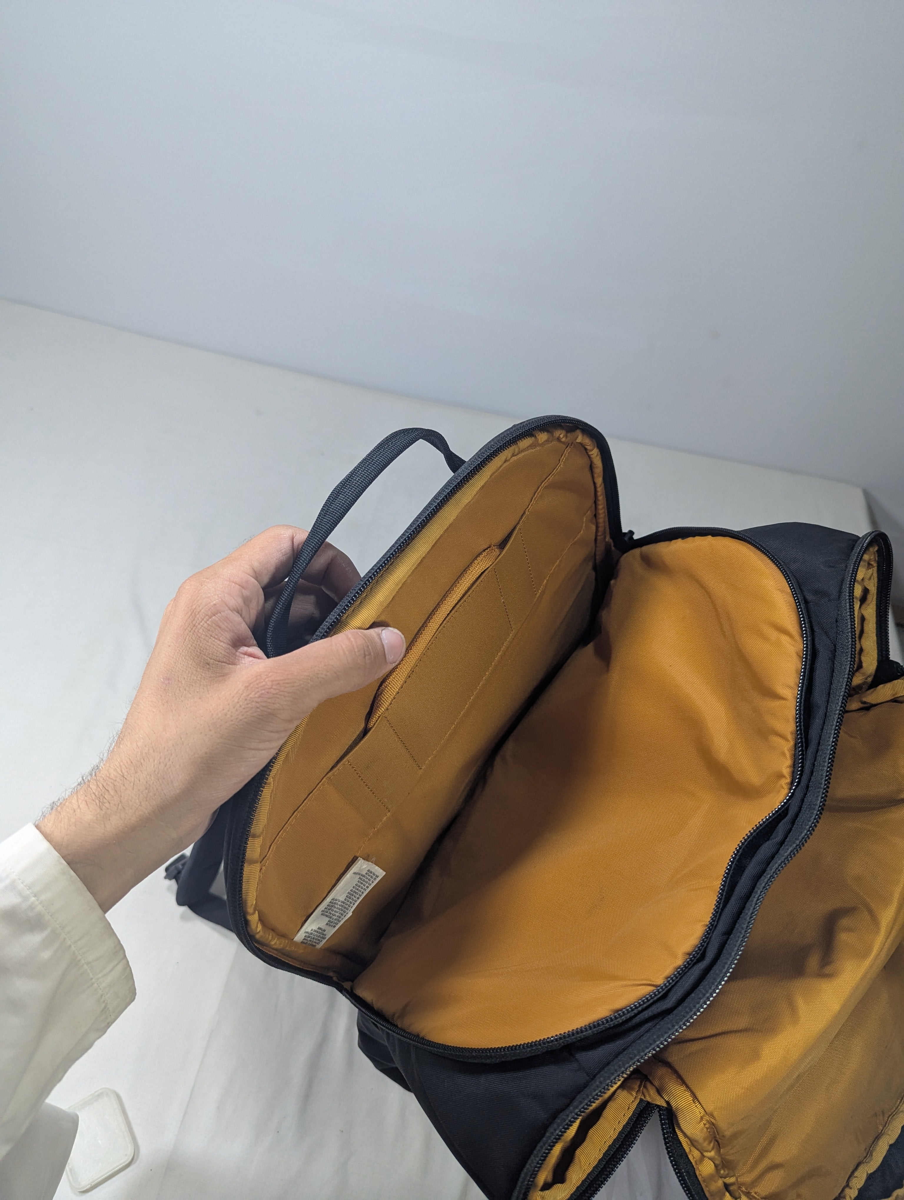100% authentic north face slim stylish backpack Ab3