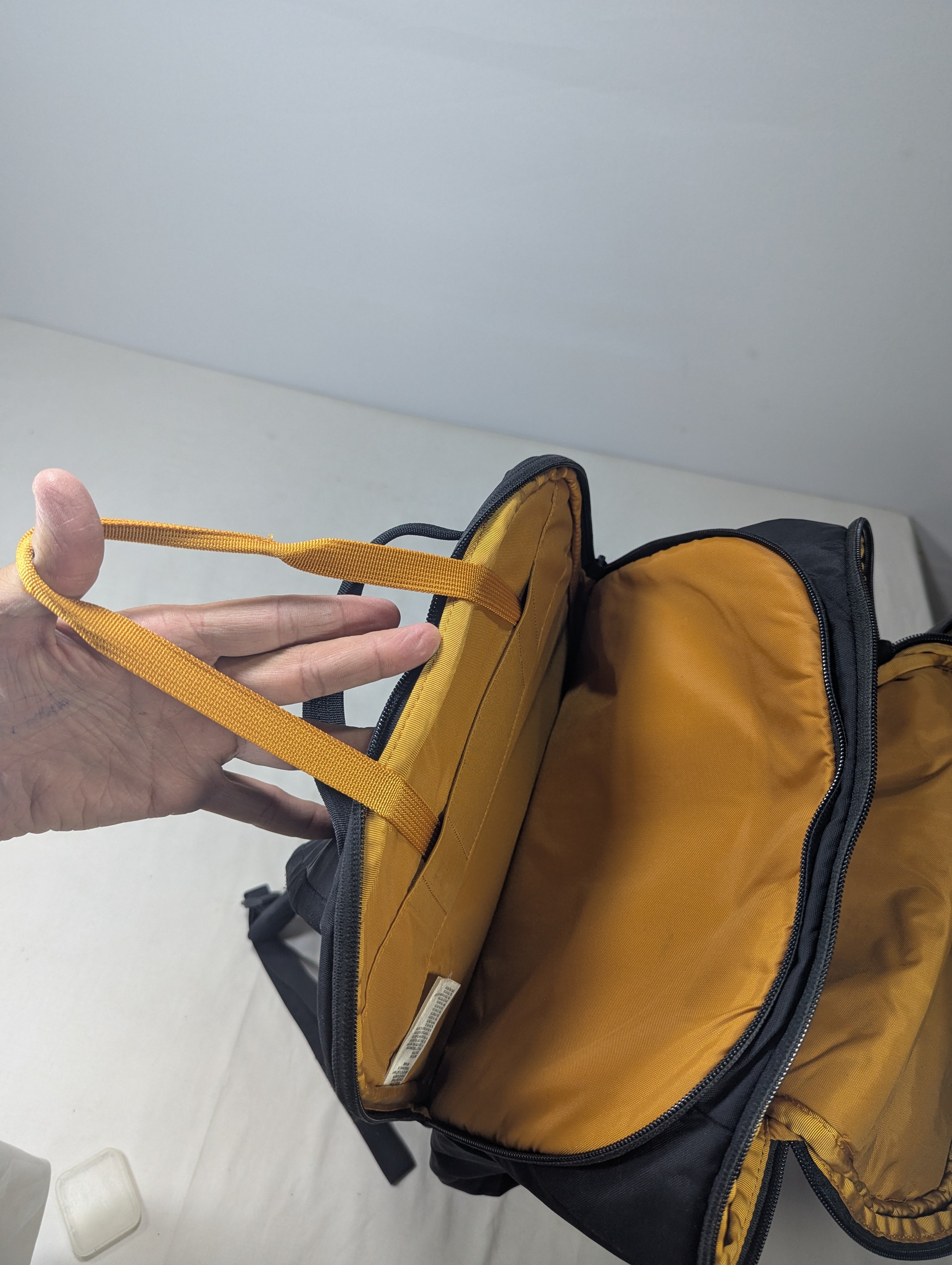 100% authentic north face slim stylish backpack Ab3