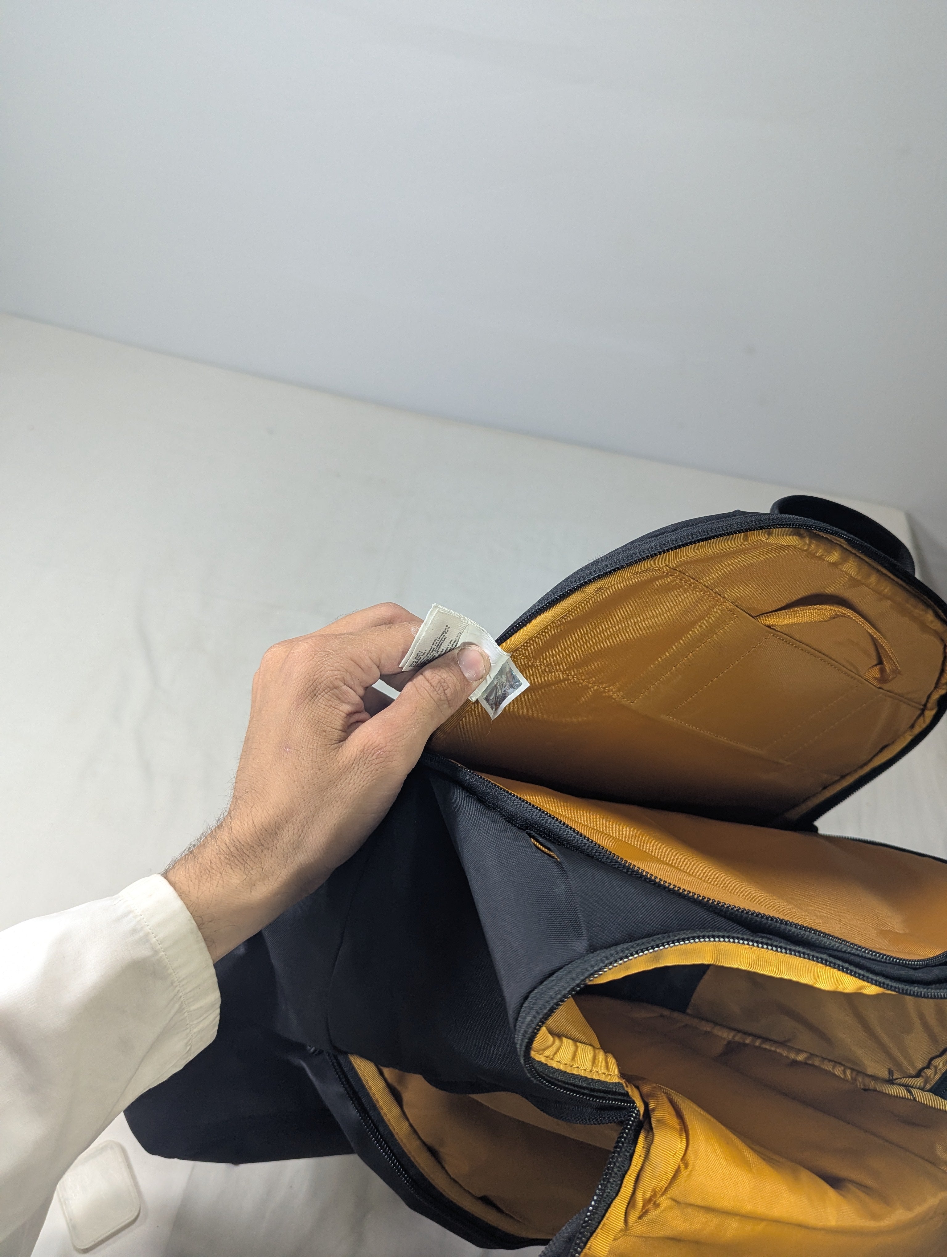 100% authentic north face slim stylish backpack Ab3