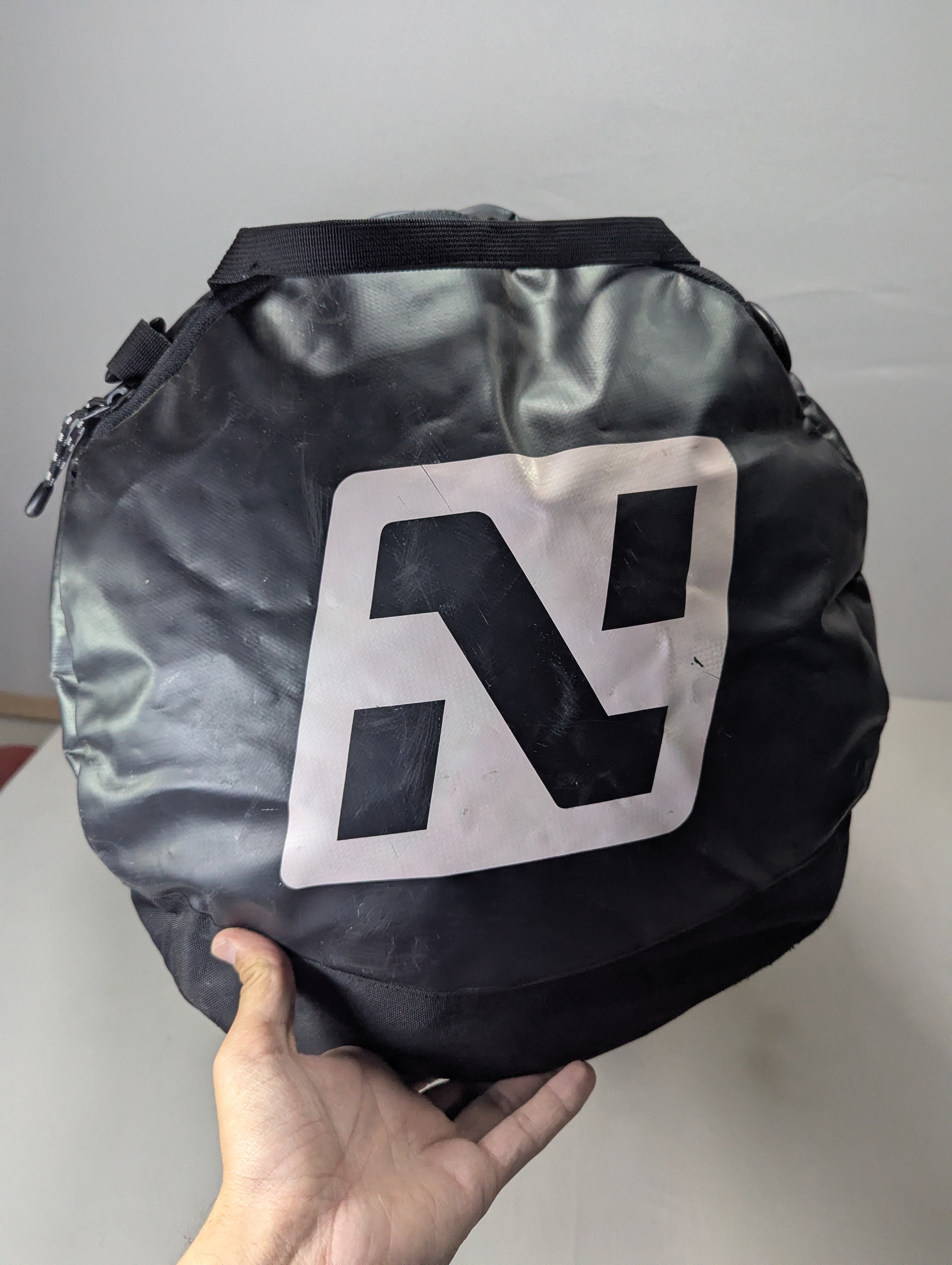 2 in 1 backpack and Bag  in black color Ab3