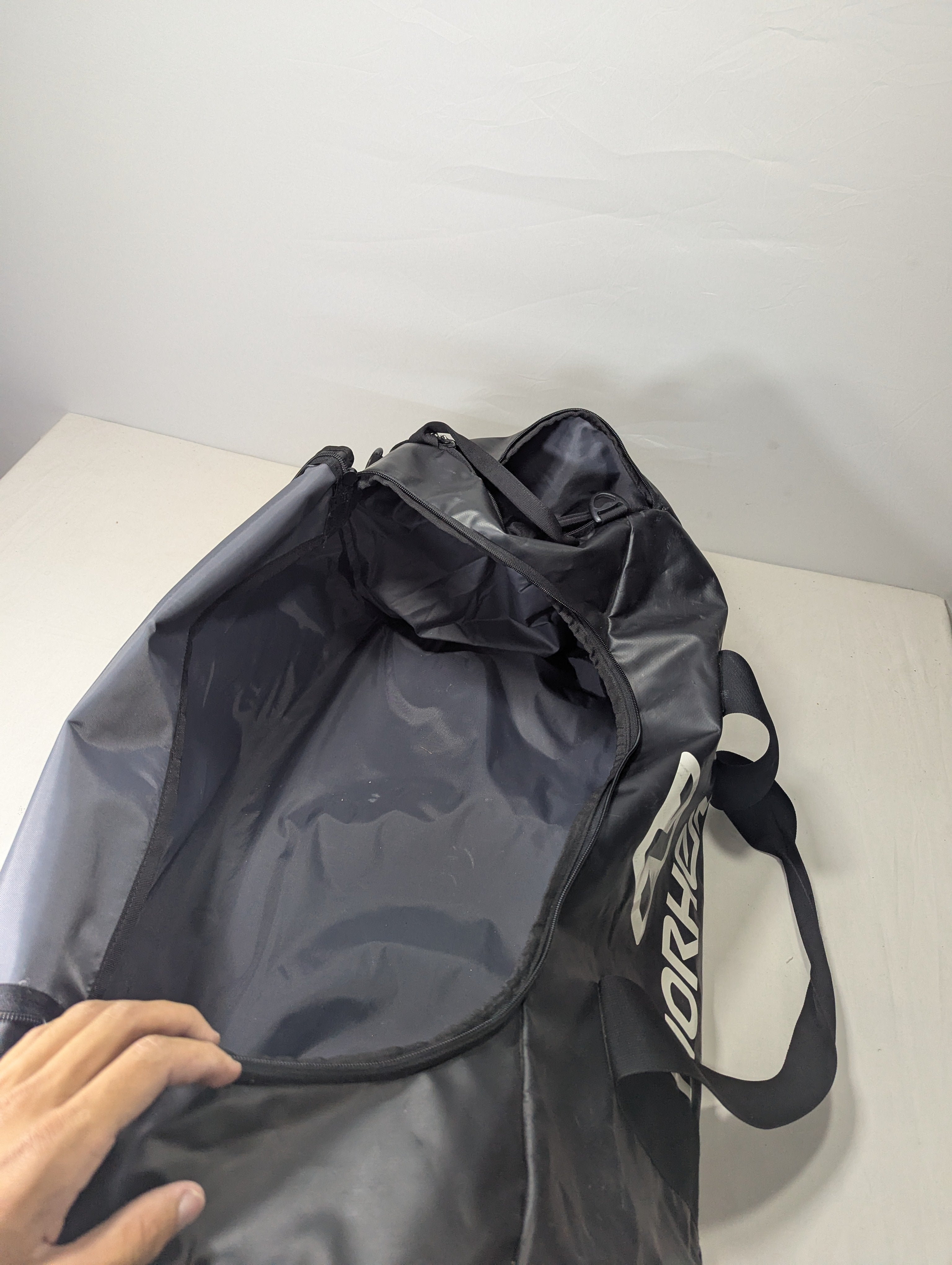 2 in 1 backpack and Bag  in black color Ab3