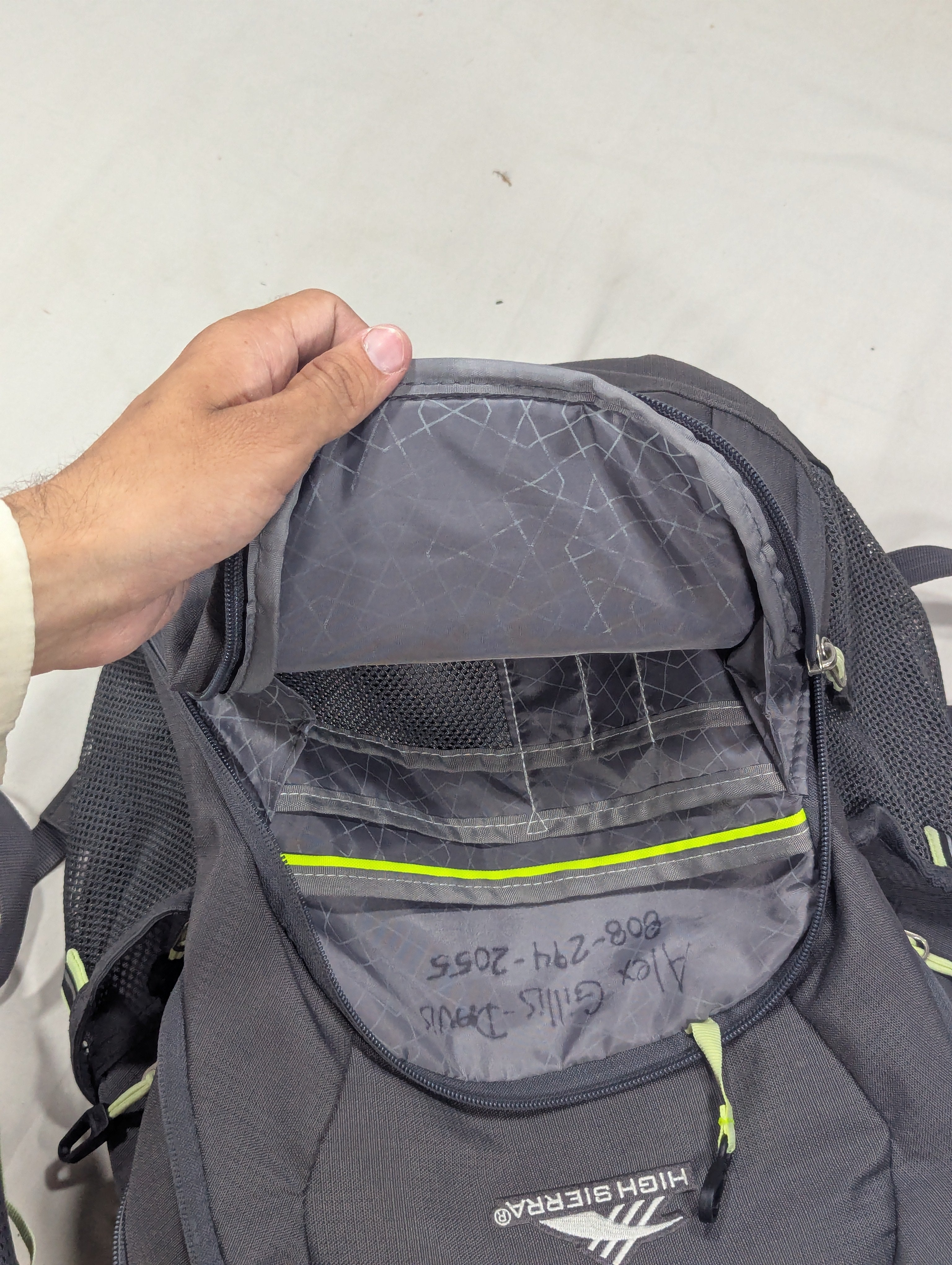 High sierra imported lot backpack Ab3