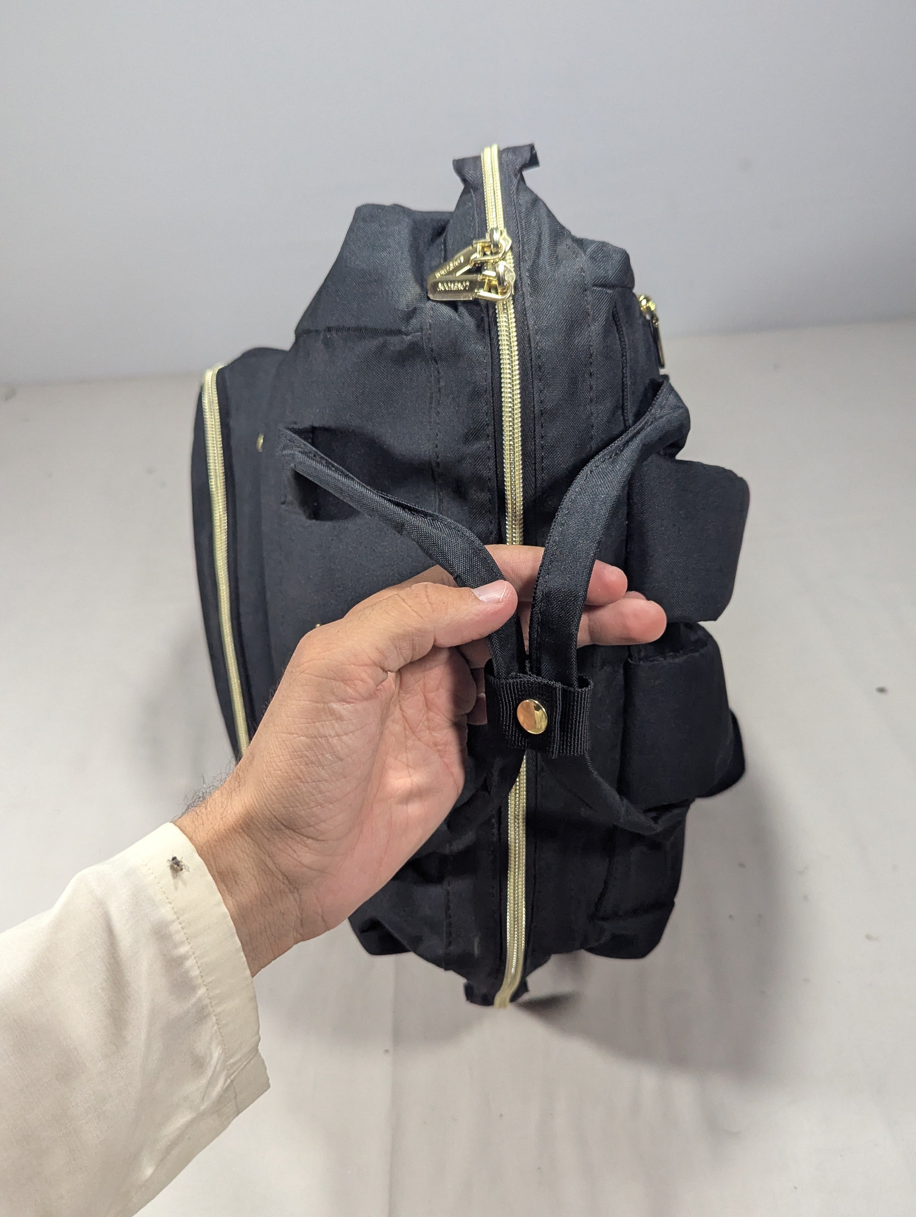 Baby Black color backpack, Diaper backpack, bag  Ab3
