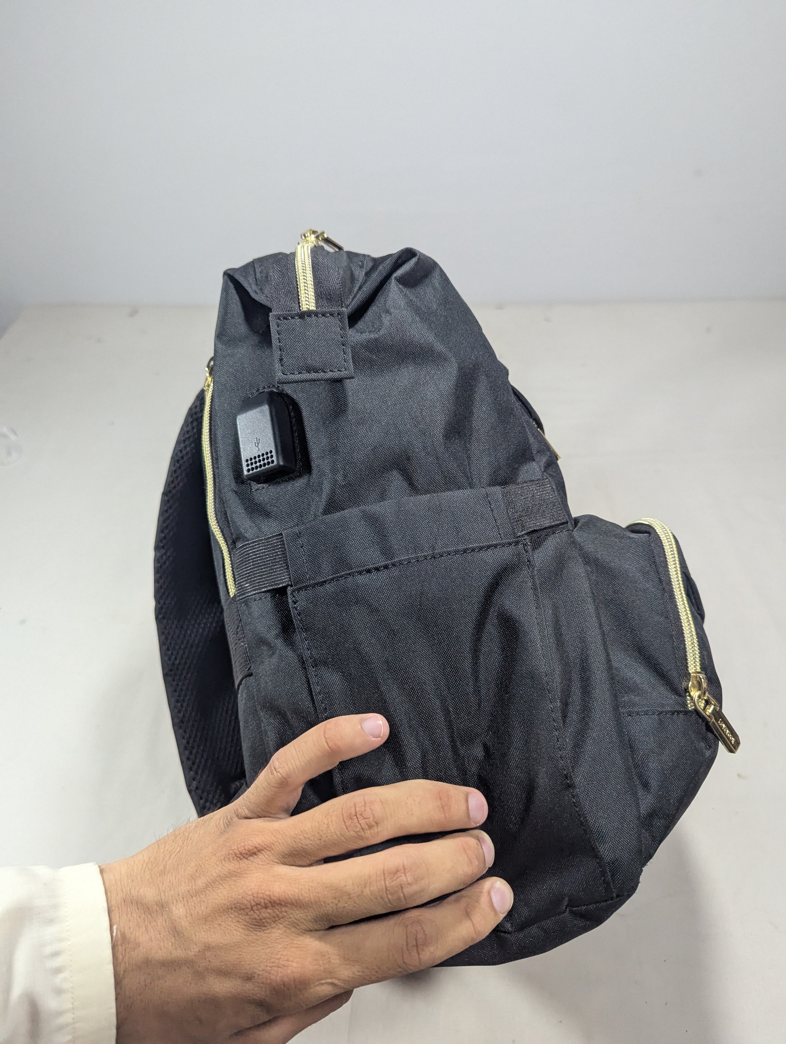 Baby Black color backpack, Diaper backpack, bag  Ab3