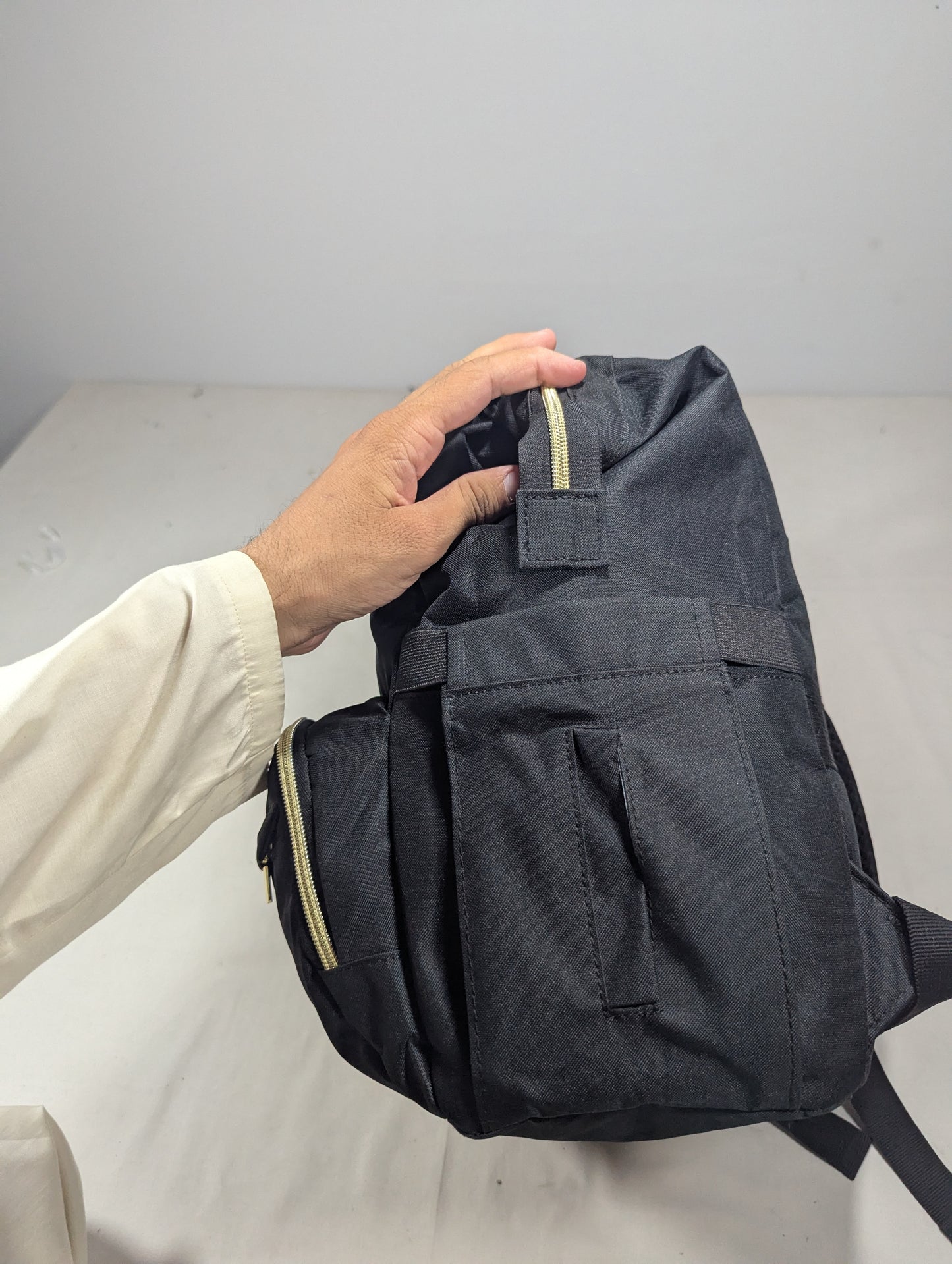 Baby Black color backpack, Diaper backpack, bag  Ab3