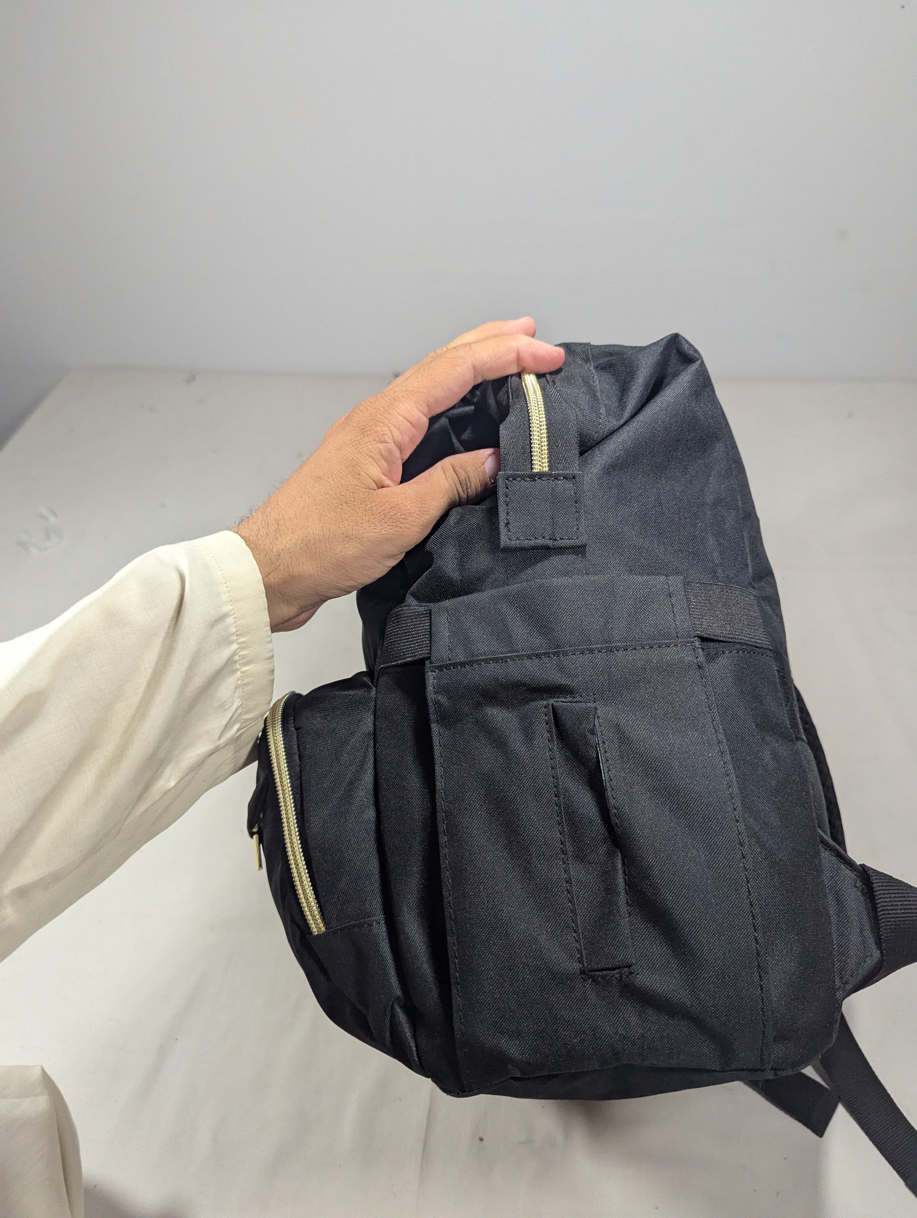 Baby Black color backpack, Diaper backpack, bag  Ab3