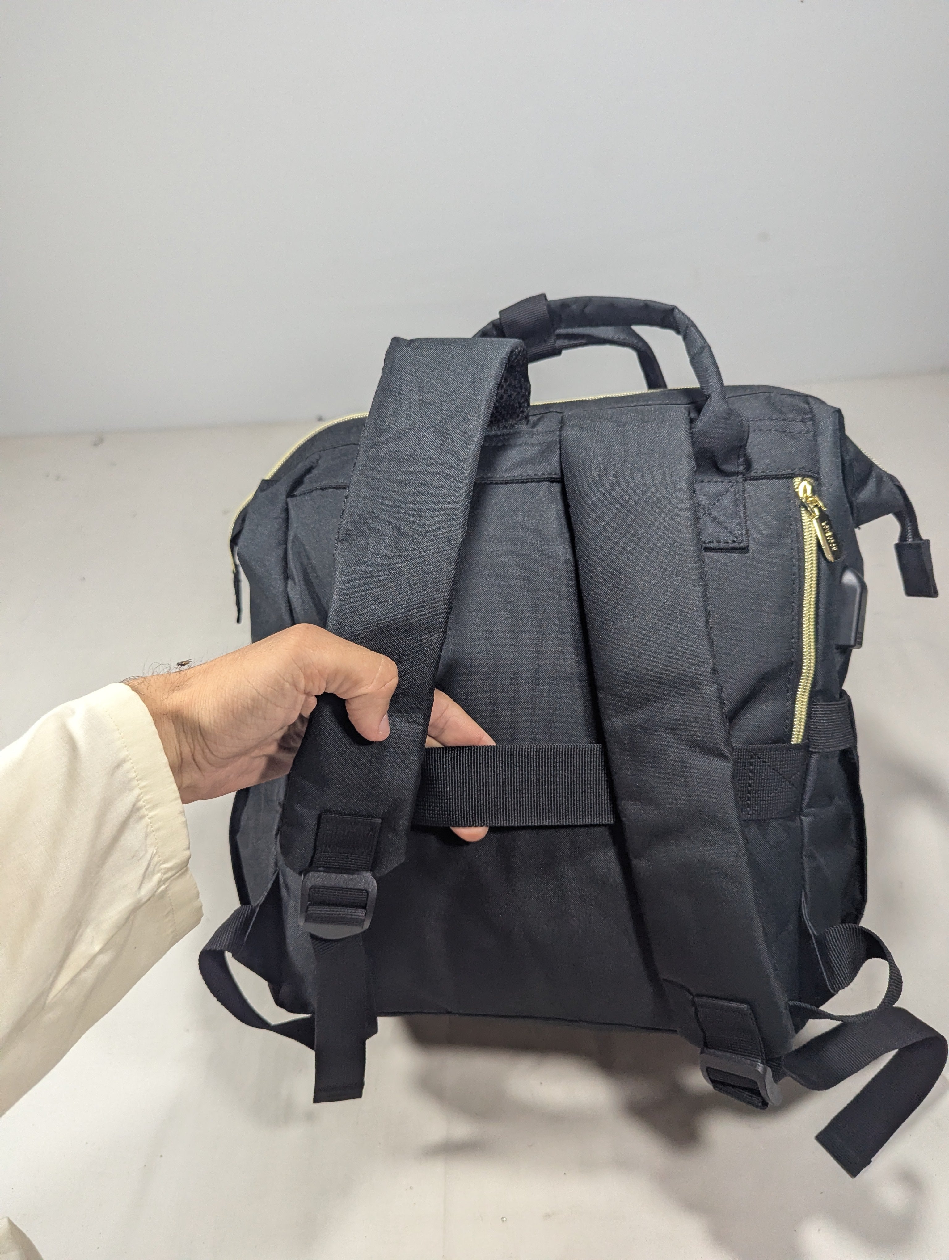 Baby Black color backpack, Diaper backpack, bag  Ab3