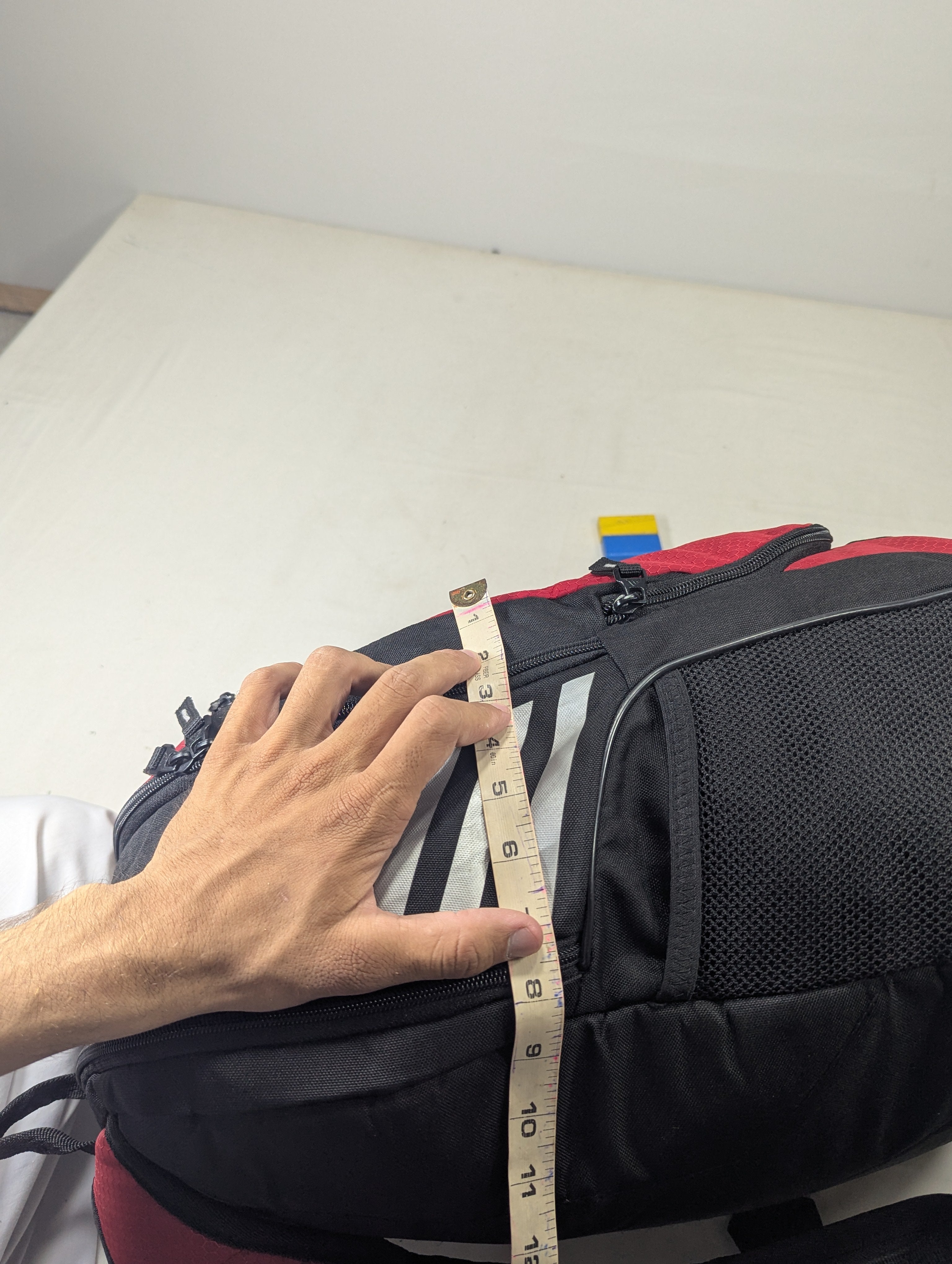 Color red Adidas backpack Ab3