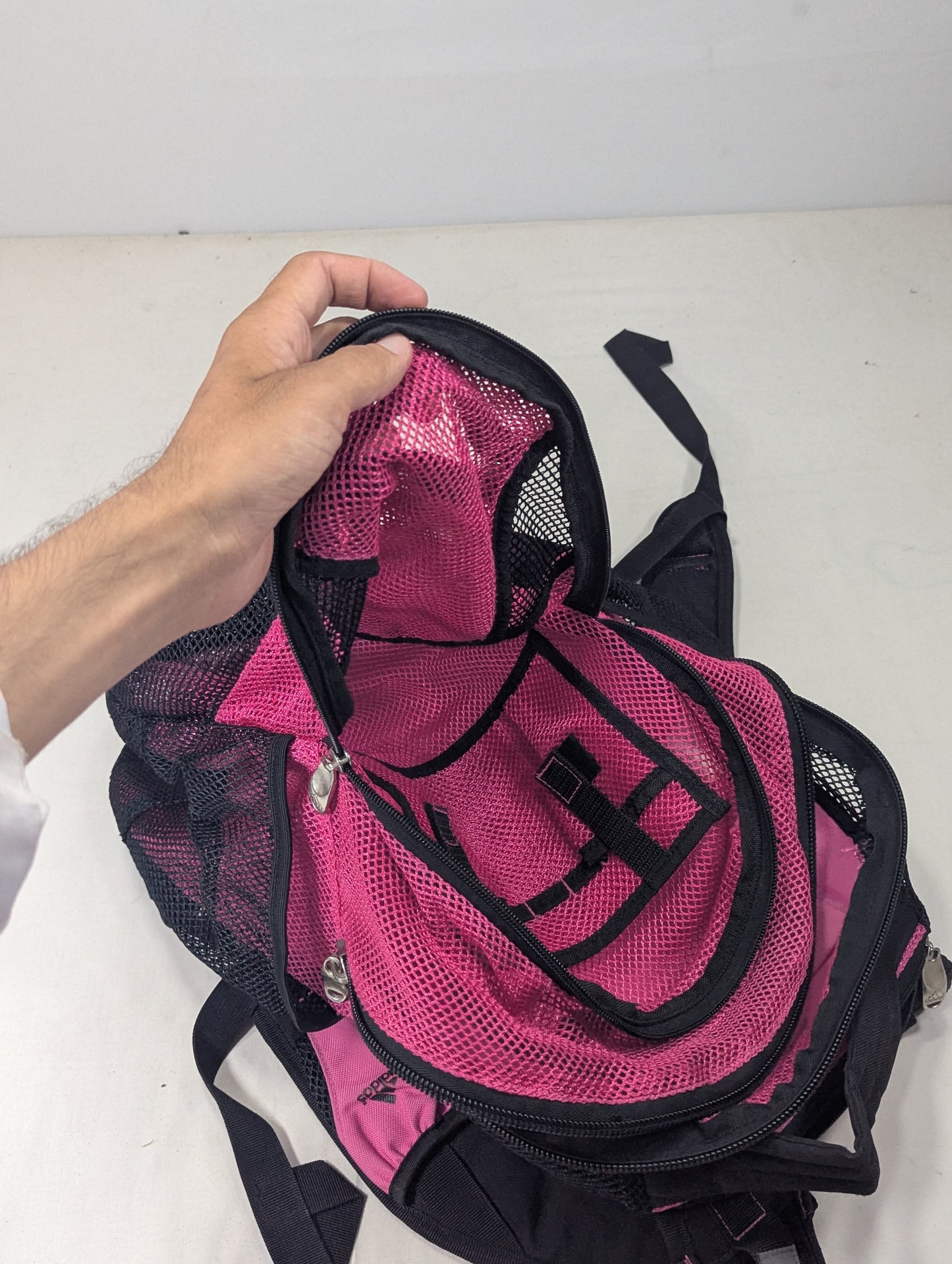 Adidas mash backpack, net backpack U3