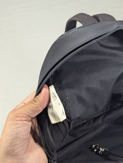 Lacoste black color branded Backpack Ab3