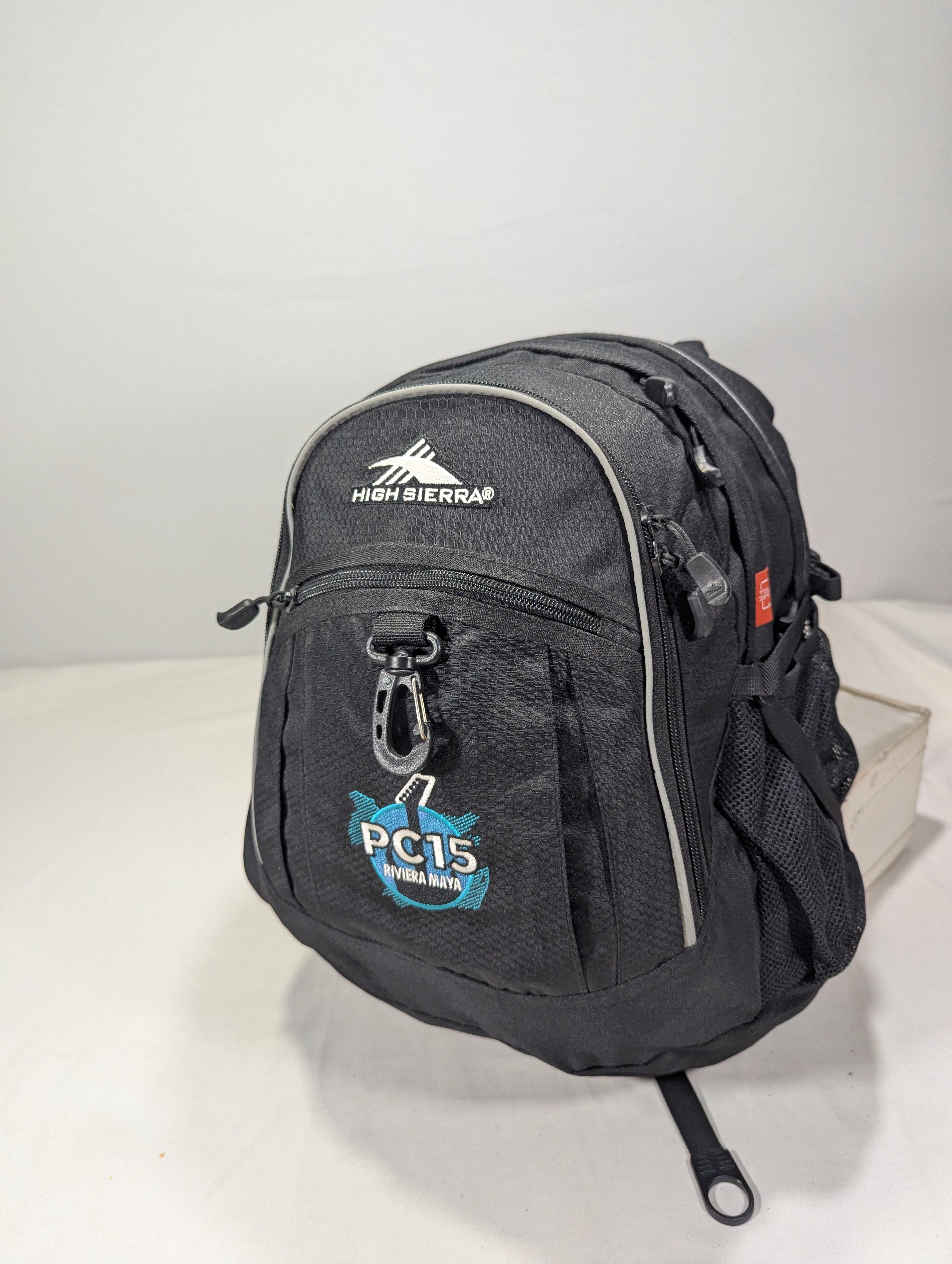 High Sierra the most strongest black color Backpack for school, college and travelling purpose U3