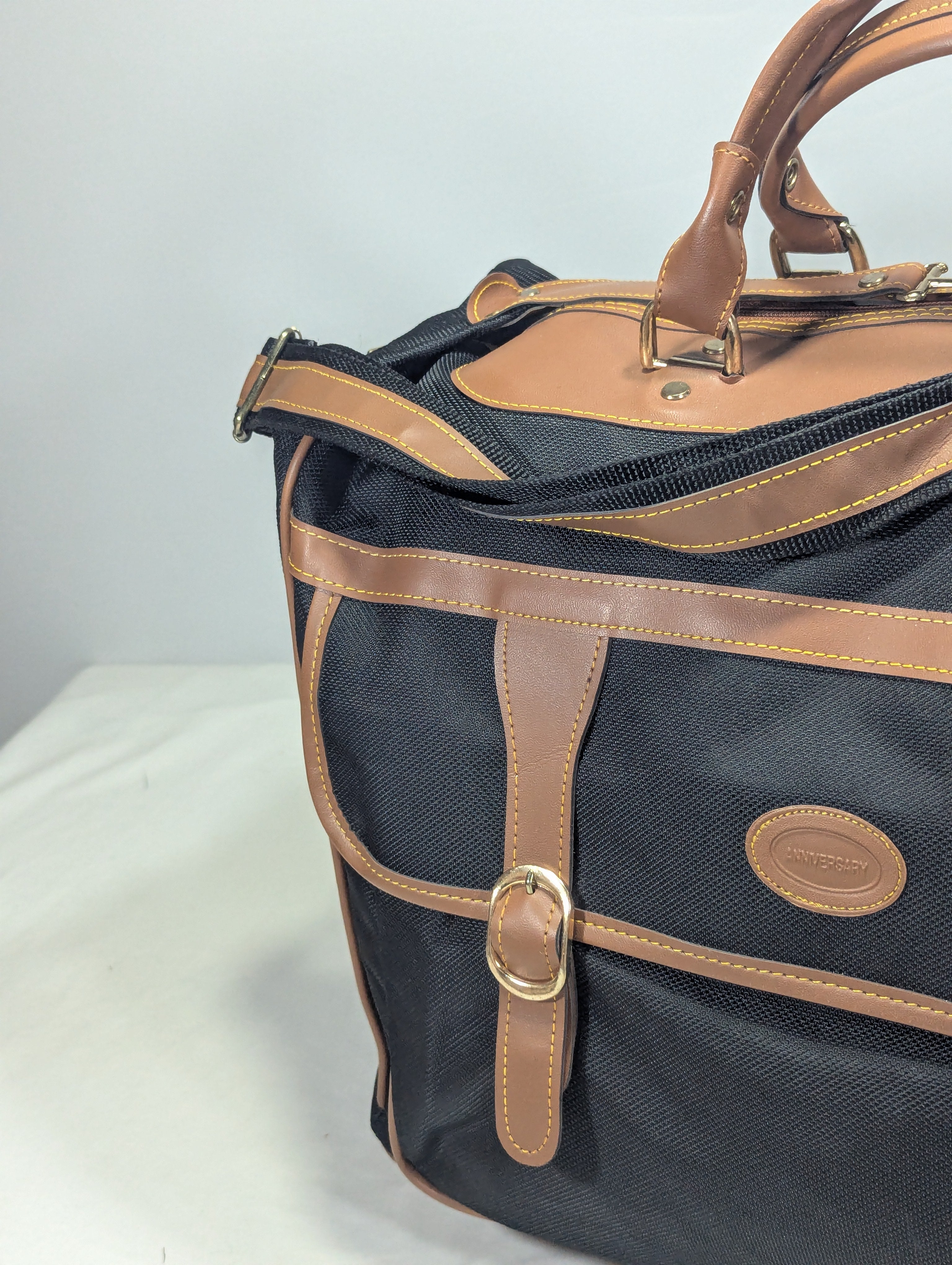 Korean Multipurpose Duffle – Classic Faux Leather, Pu leather Weekender Bag – Designer Inspired Ab3