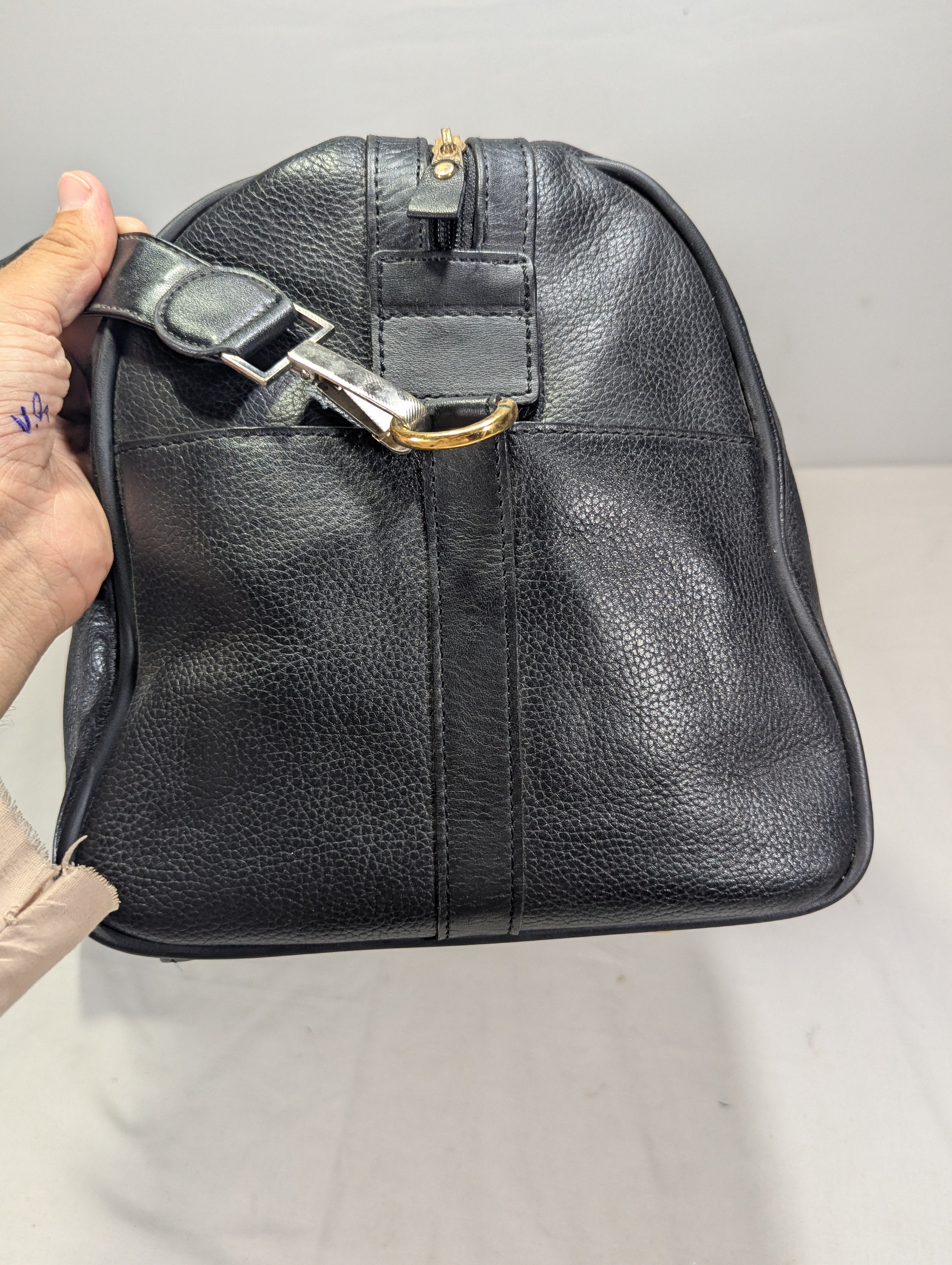 Pu Leather Fila Brand, Modern Korean Duffle Bag – Unisex Utility Tote Ab3