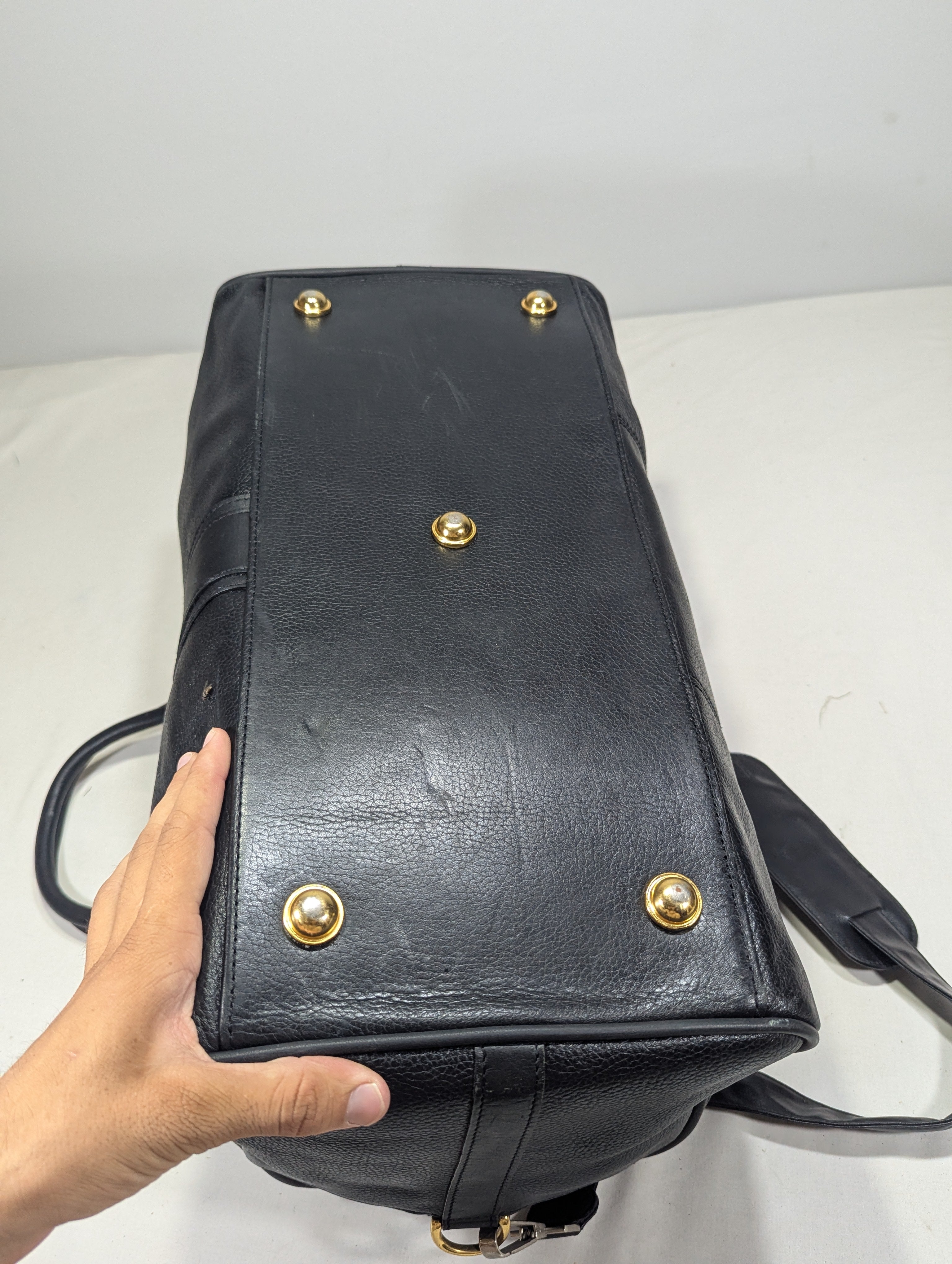 Pu Leather Fila Brand, Modern Korean Duffle Bag – Unisex Utility Tote Ab3
