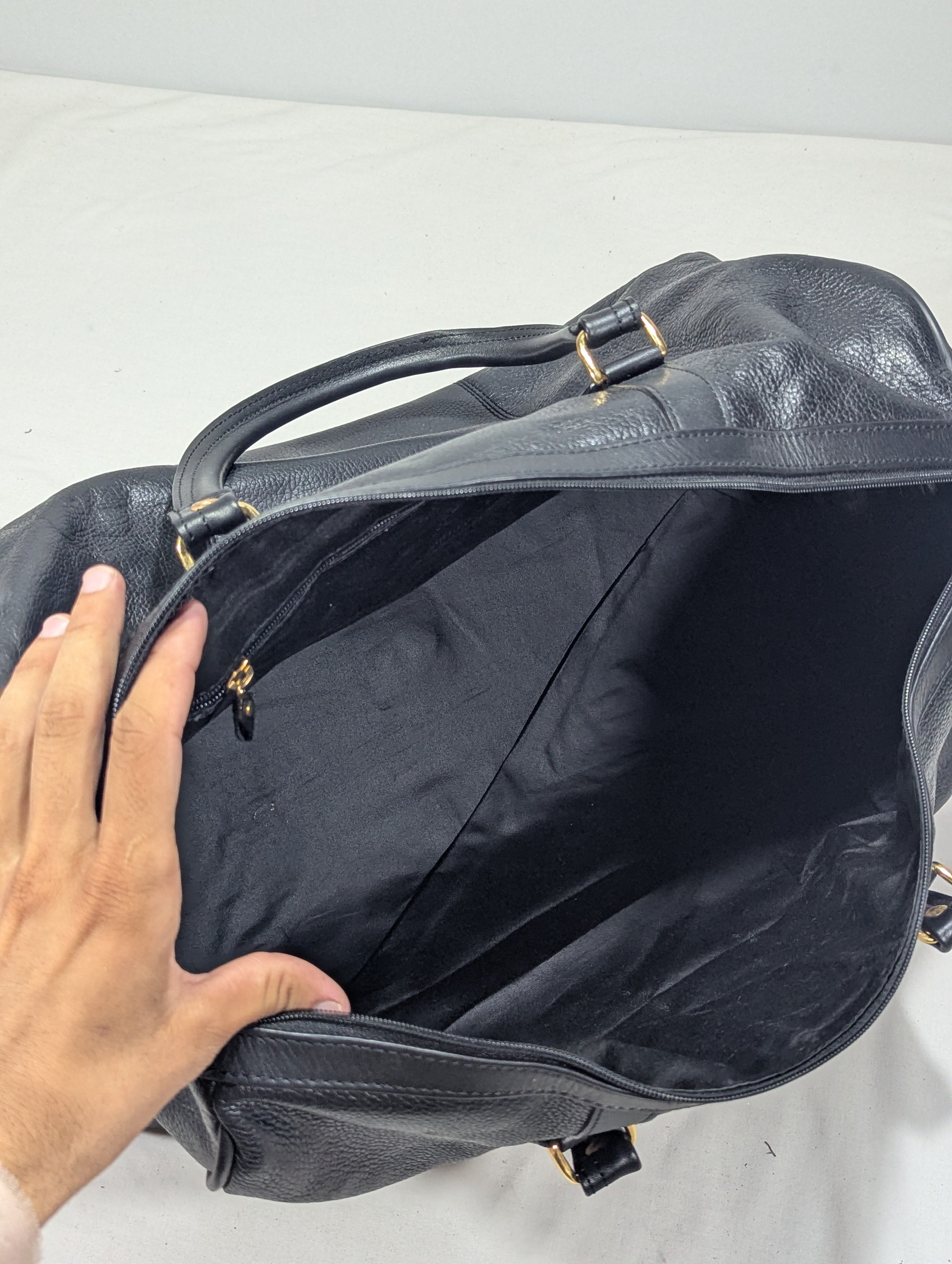 Pu Leather Fila Brand, Modern Korean Duffle Bag – Unisex Utility Tote Ab3