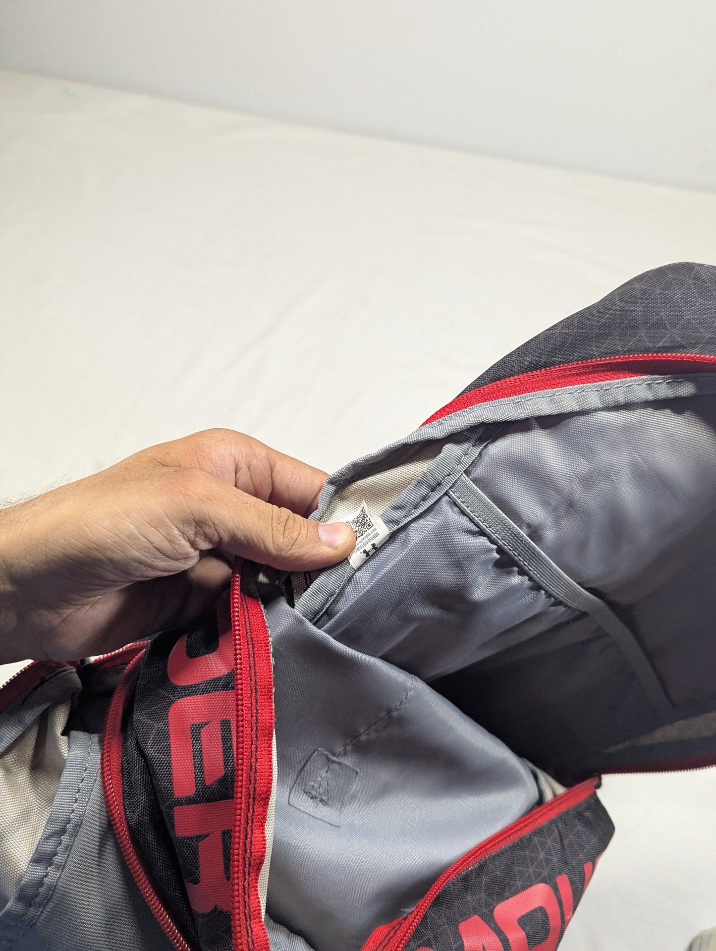 Ua under armour red color backpack