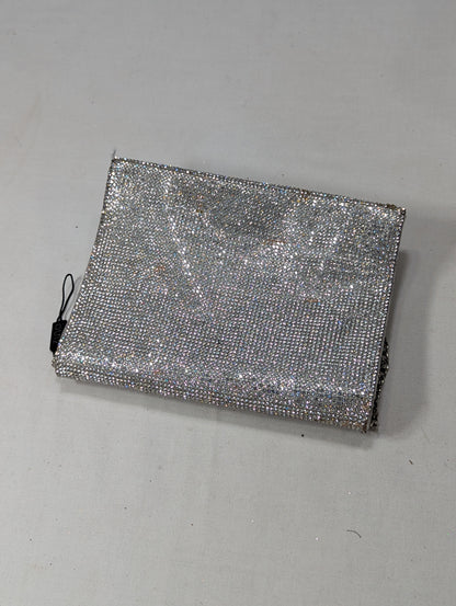 Silver color clutch bag U2
