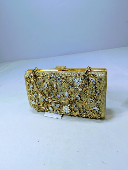 Clutch bag with golden work U2