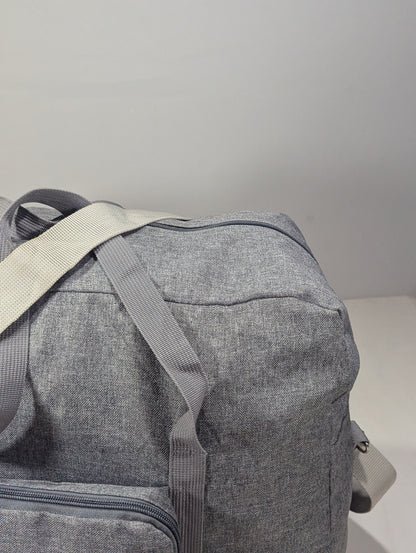 Grey color foldable bag U25