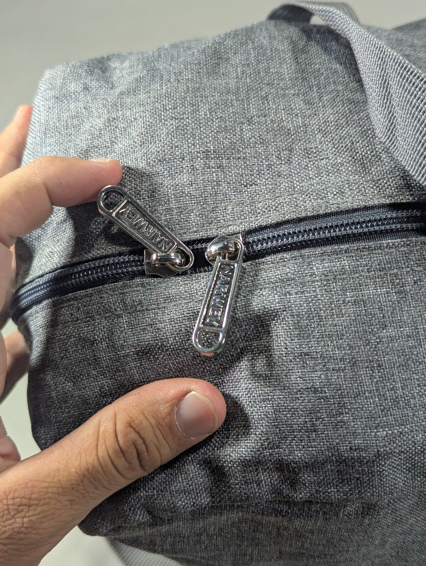 Grey color foldable bag U25