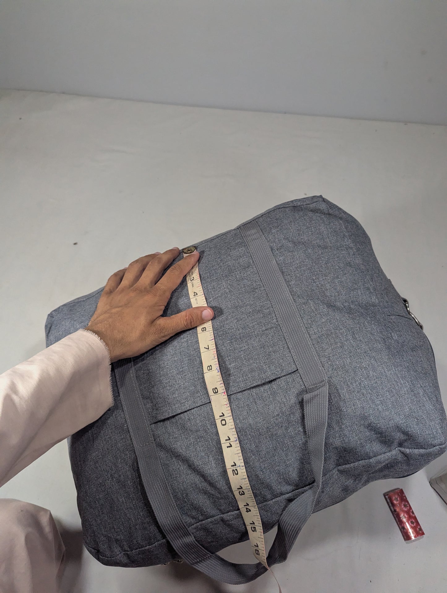 Grey color foldable bag U25
