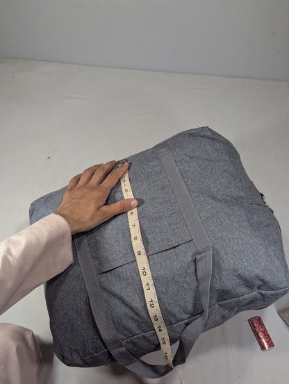Grey color foldable bag U25