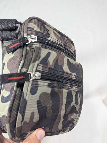 Camouflage cross body bag, long strap bag U15