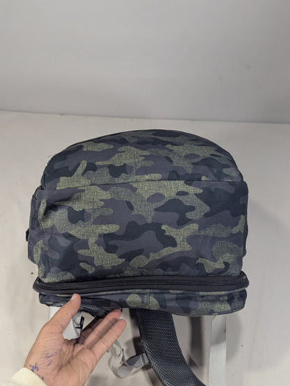 Camouflage baby diaper backpack with Baby bed