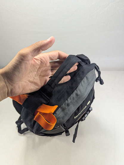 Tracking slim hiking tourist backpack