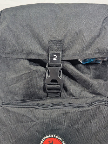 Gym backpack with separate shoes portio